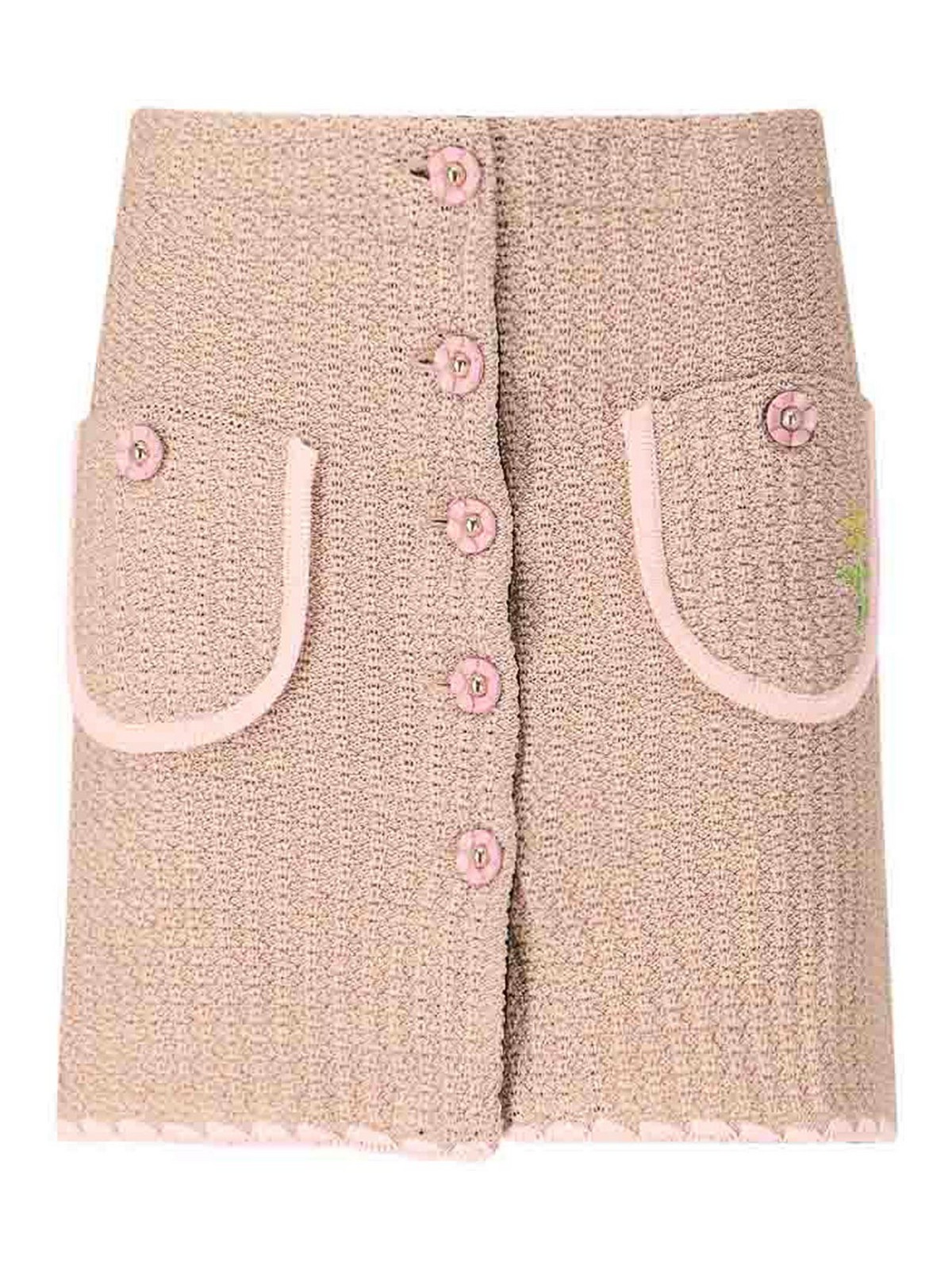 Cormio Chiara Midi Skirt In Beige