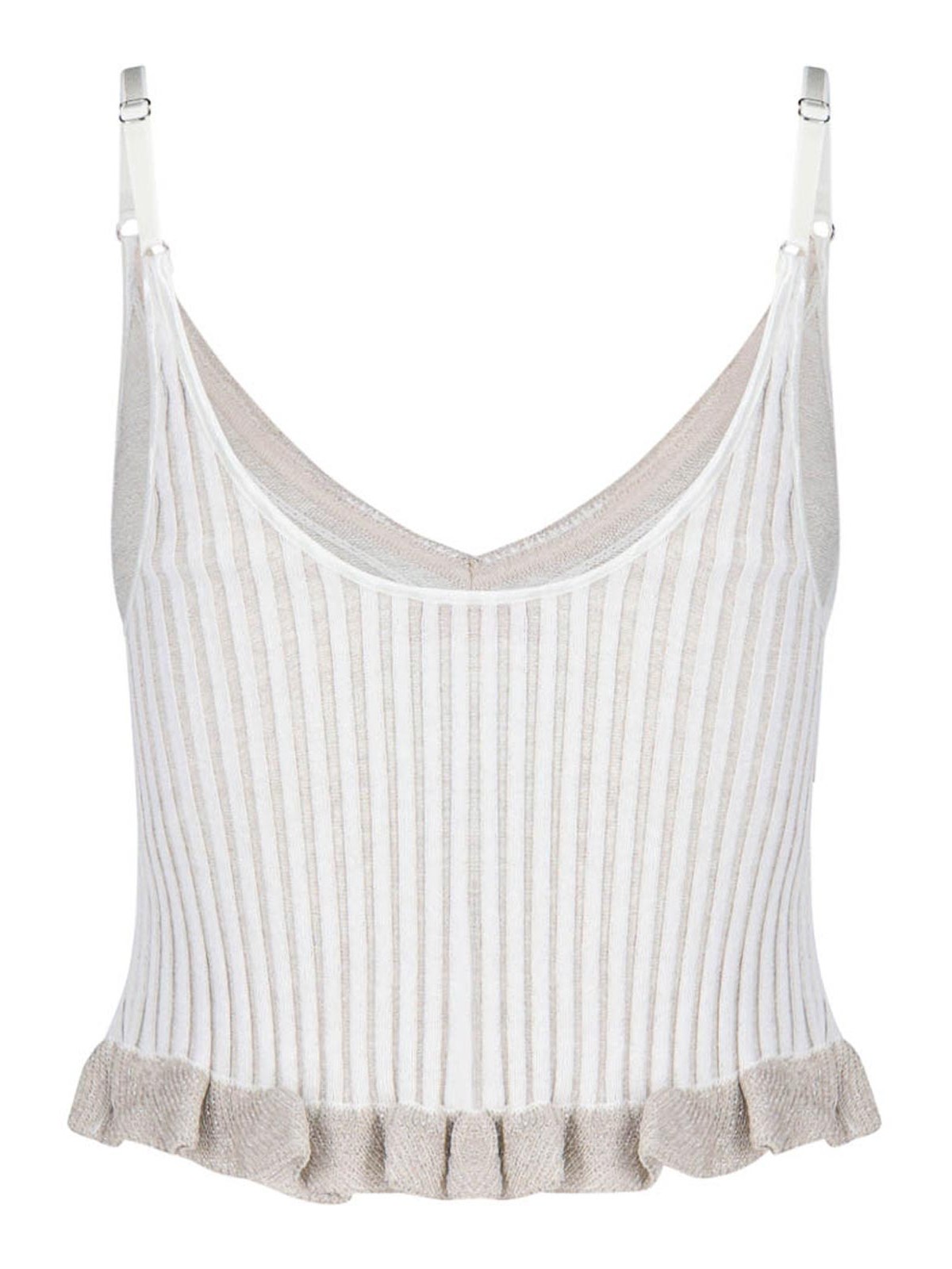 Tシャツ・カットソー CORMIO Women Tunic Tops ELENA 43527 LATTE Beige Cormio Top - Beige - Women | SARAHLATTE | Shop online at THEBS