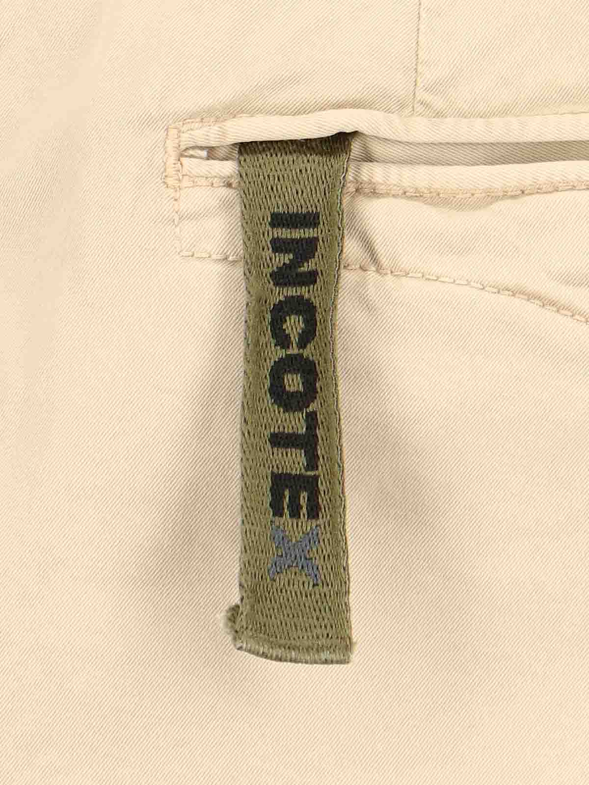 Shop Incotex Straight Trousers In Beige