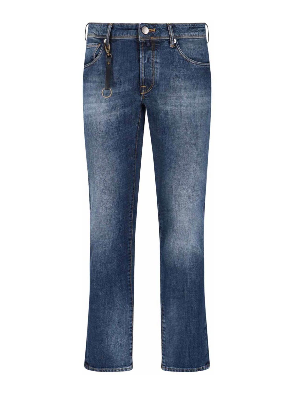 Shop Incotex Jeans Slim In Blue