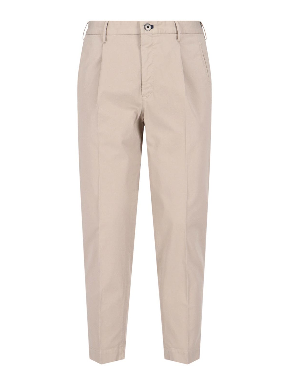 Incotex Pleated Trousers In White