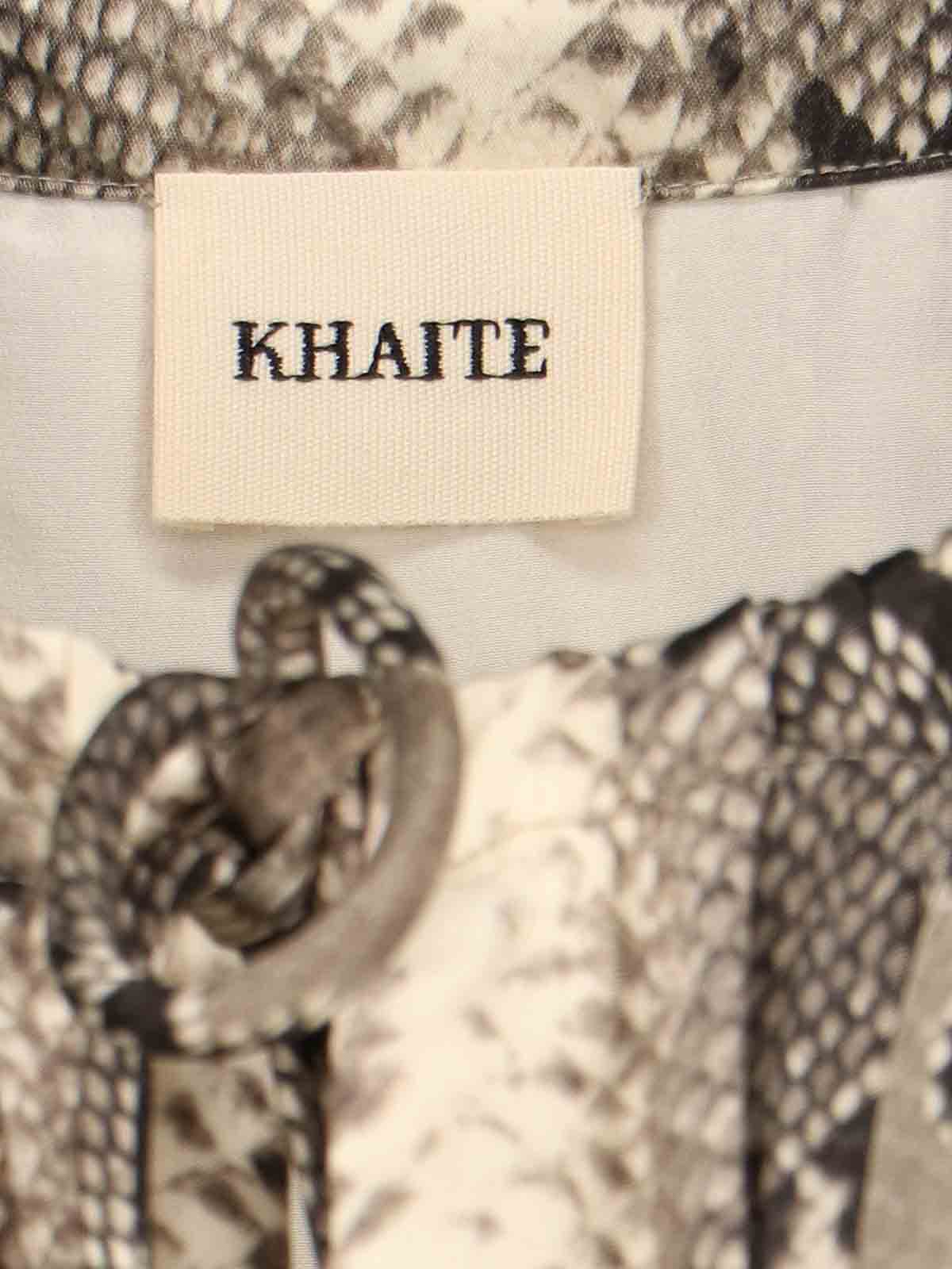 Shop Khaite Maxi Dress In Beige