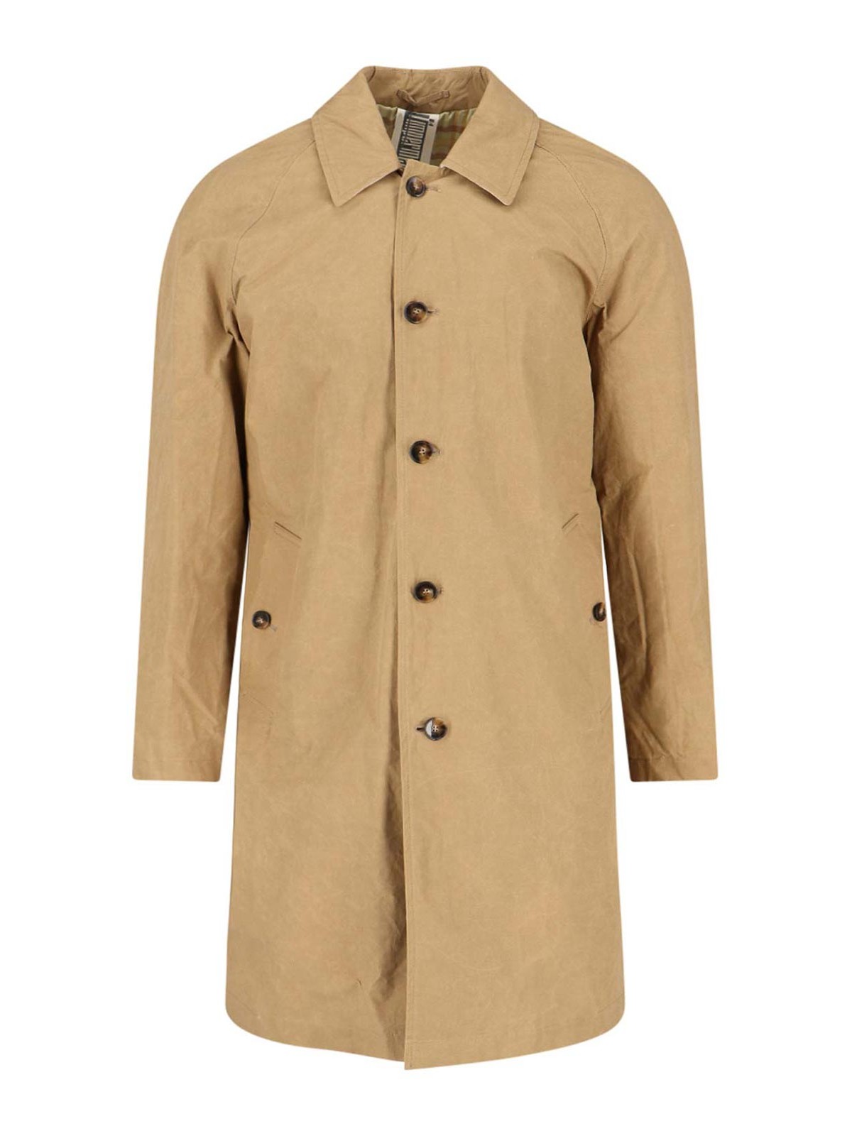 L'impermeabile Single breasted trench coat - Men|NEWDEANWAXCOT317