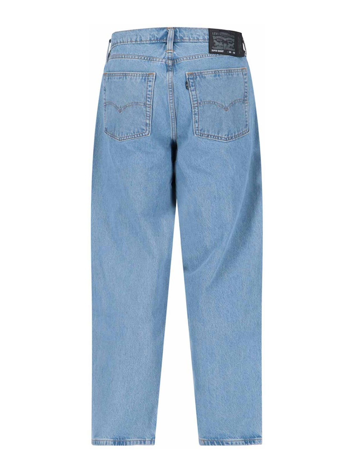 Shop Levi's Super Oversize Skate Jeans In Blue