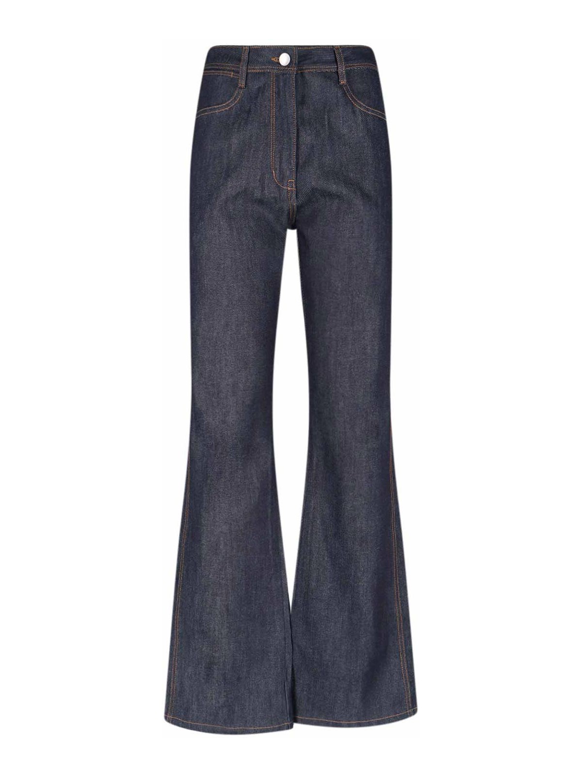 Shop Low Classic Jeans Bootcut In Blue