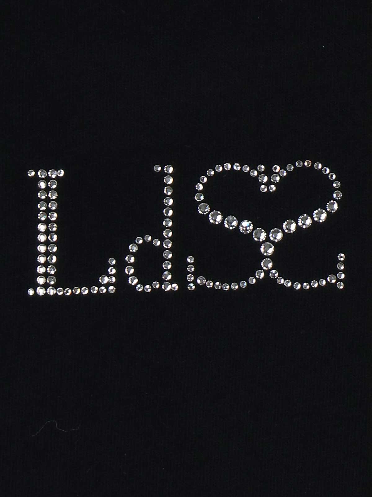LUDOVIC DE SAINT SERNIN 売れ筋商品|||ルドヴィック ド サン セルナン Tシャツ トップス レディース T-shirts Black Black Crystal-Cut T-Shirt by Ludovic de Saint Sernin on Sale