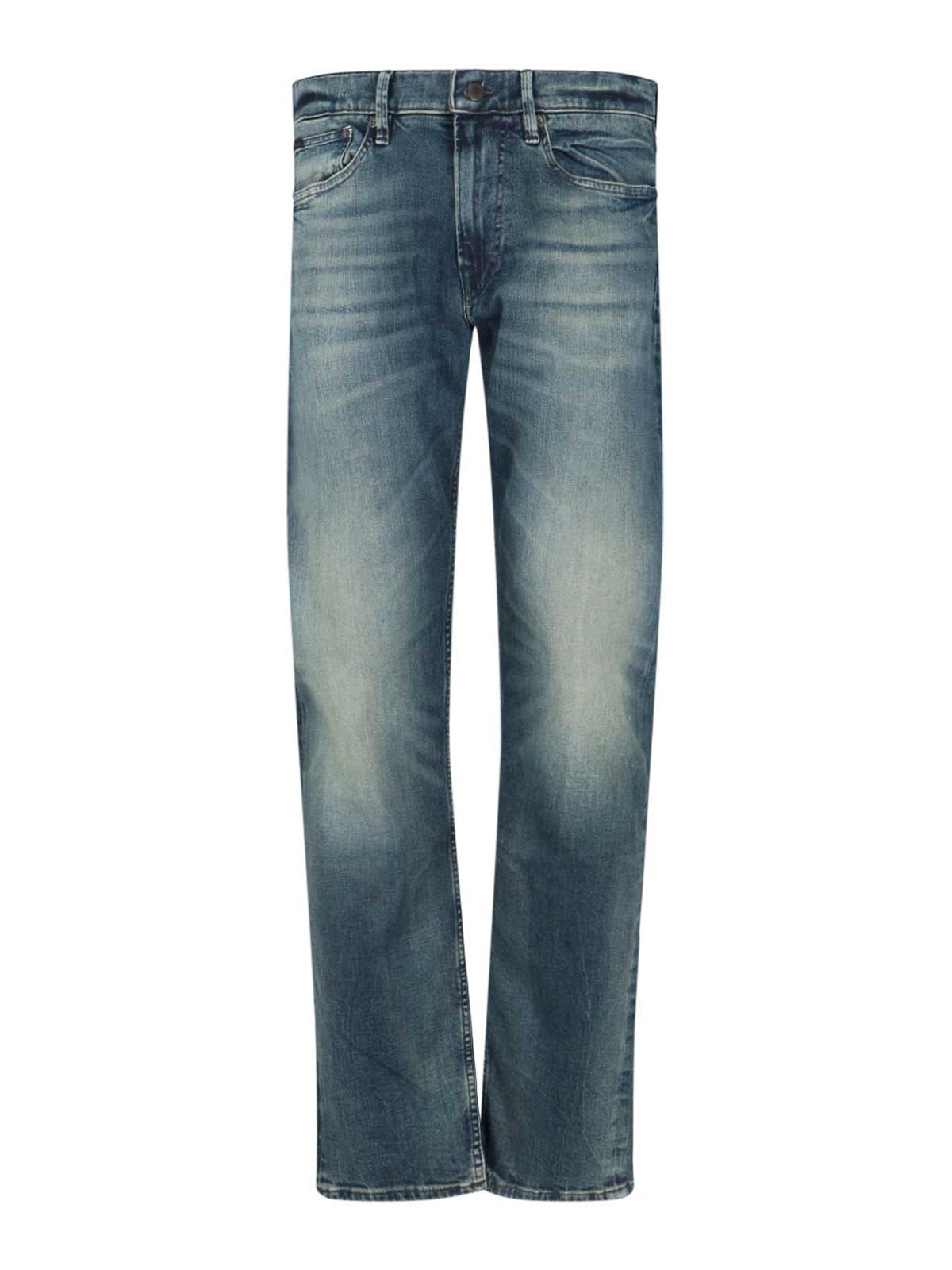 Shop Polo Ralph Lauren Straight Jeans In Blue