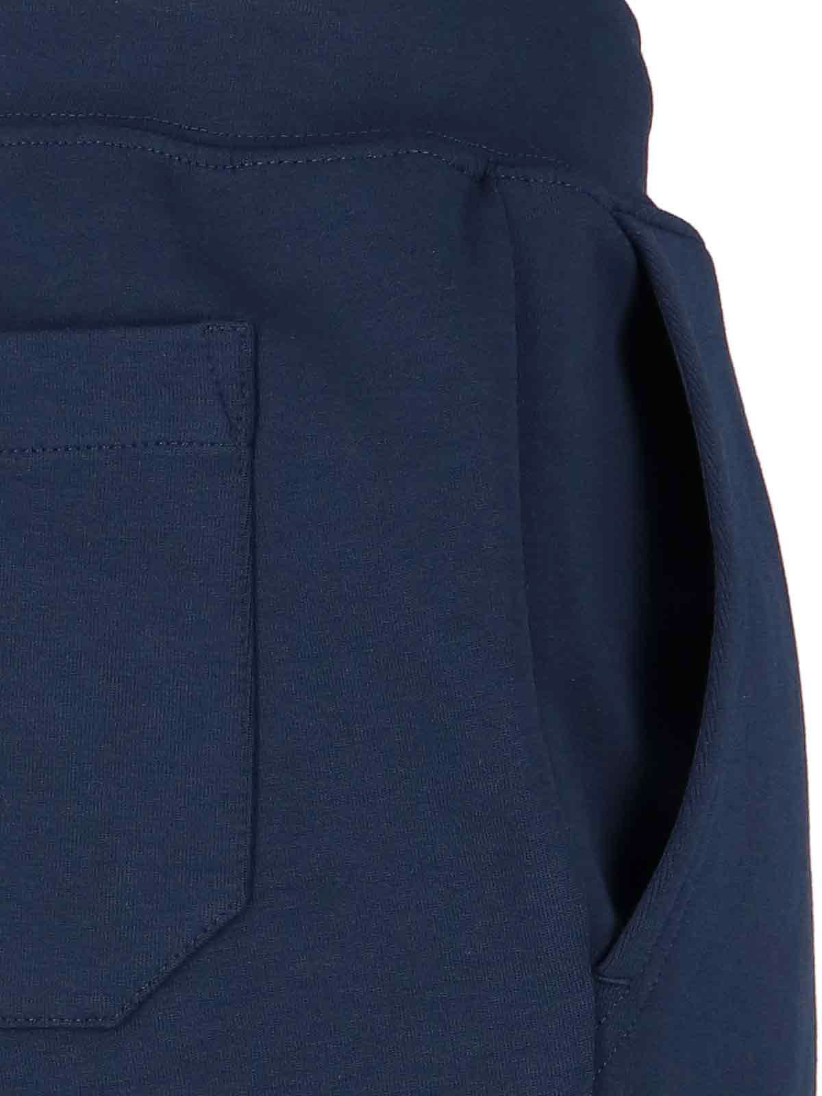 Shop Polo Ralph Lauren Logo Track Pants In Blue
