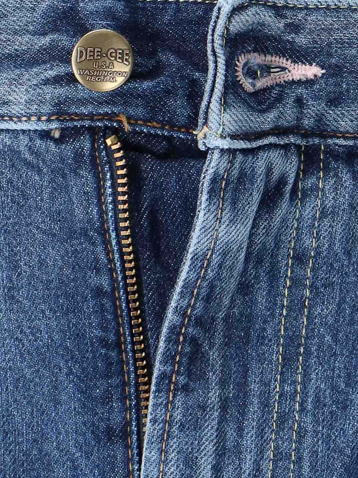 Shop Washington Dee Cee Stud Detail Jeans In Blue