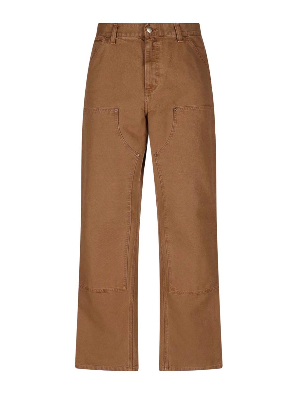 Carhartt Trousers In Brown