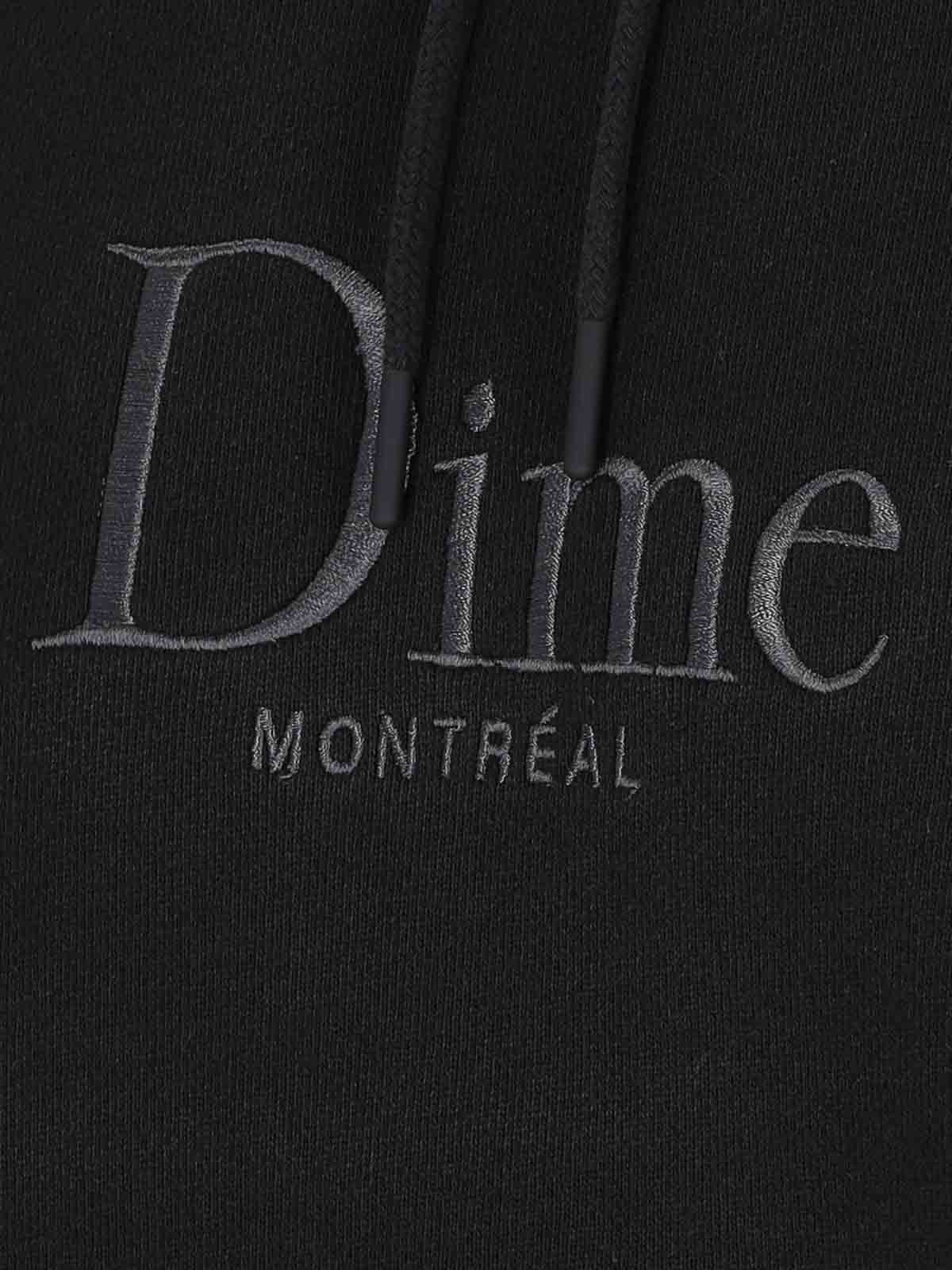 Dime ブラック スウェットS トレーナー スウェット DIME / ダイム CURSIVE SMALL LOGO