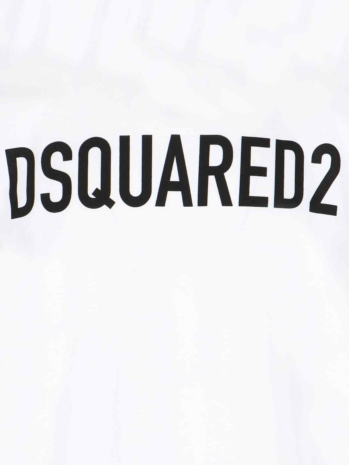 Shop Dsquared2 T-shirt Logo In White