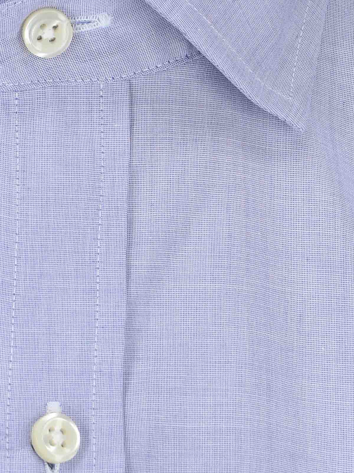 Shop Polo Ralph Lauren Classic Logo Shirt In Blue
