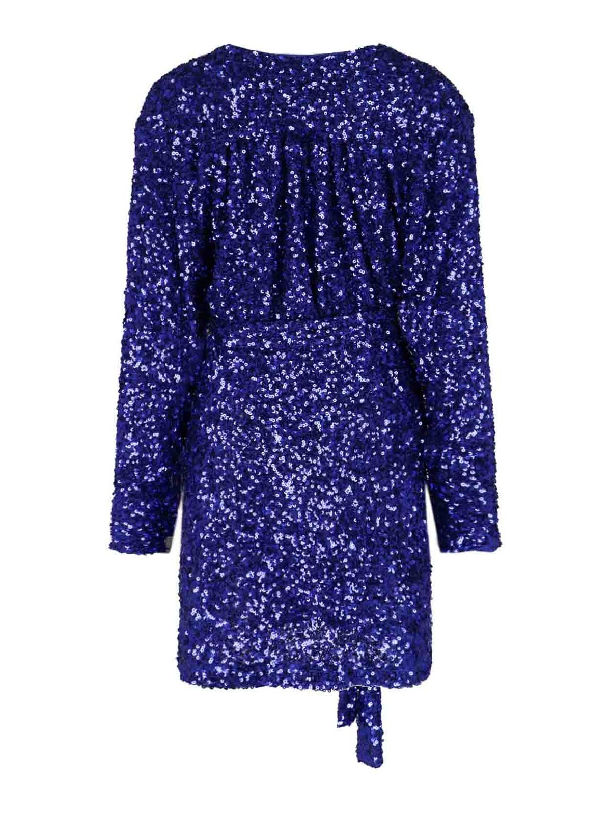 Short dresses Rotate Birger Christensen - Sequin Wrap Dress ...