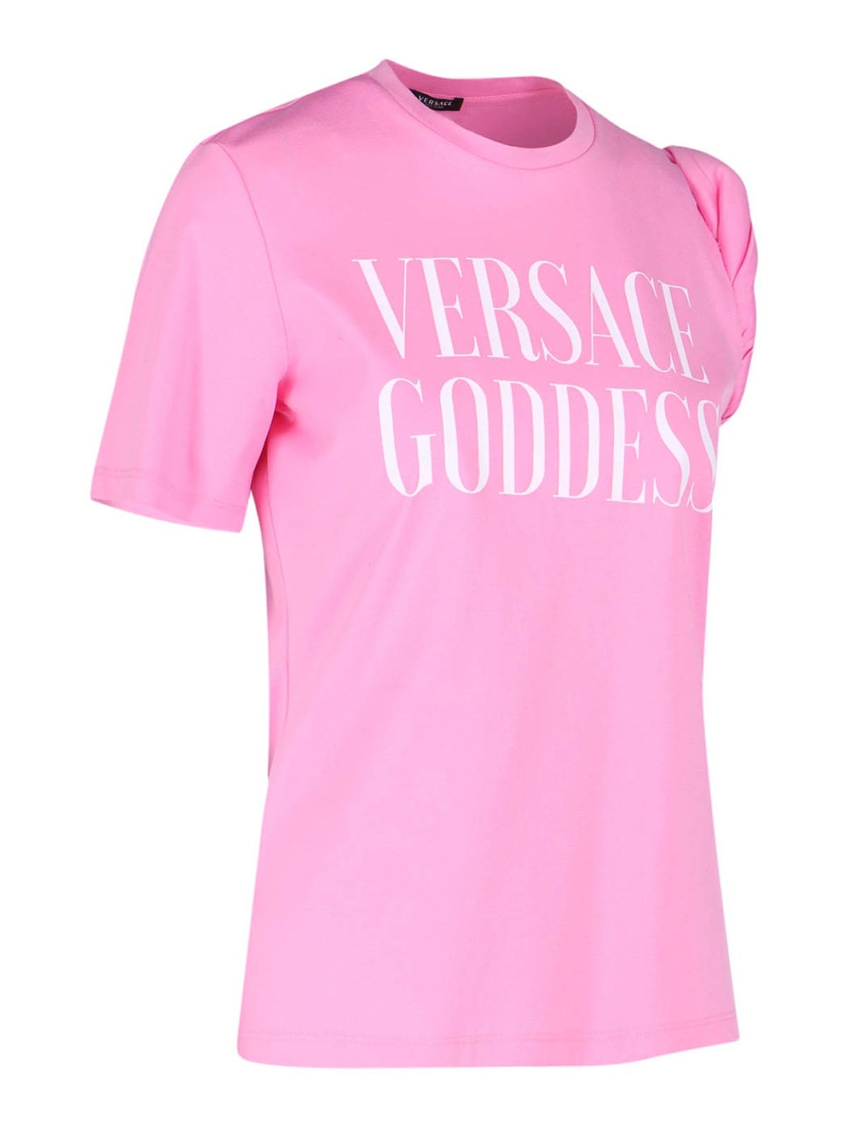 VERSACE VERSACE GODDESS T-SHIRT WITH TORCHON VERSACE VERSACE GODDESS T-SHIRT WITH TORCHON