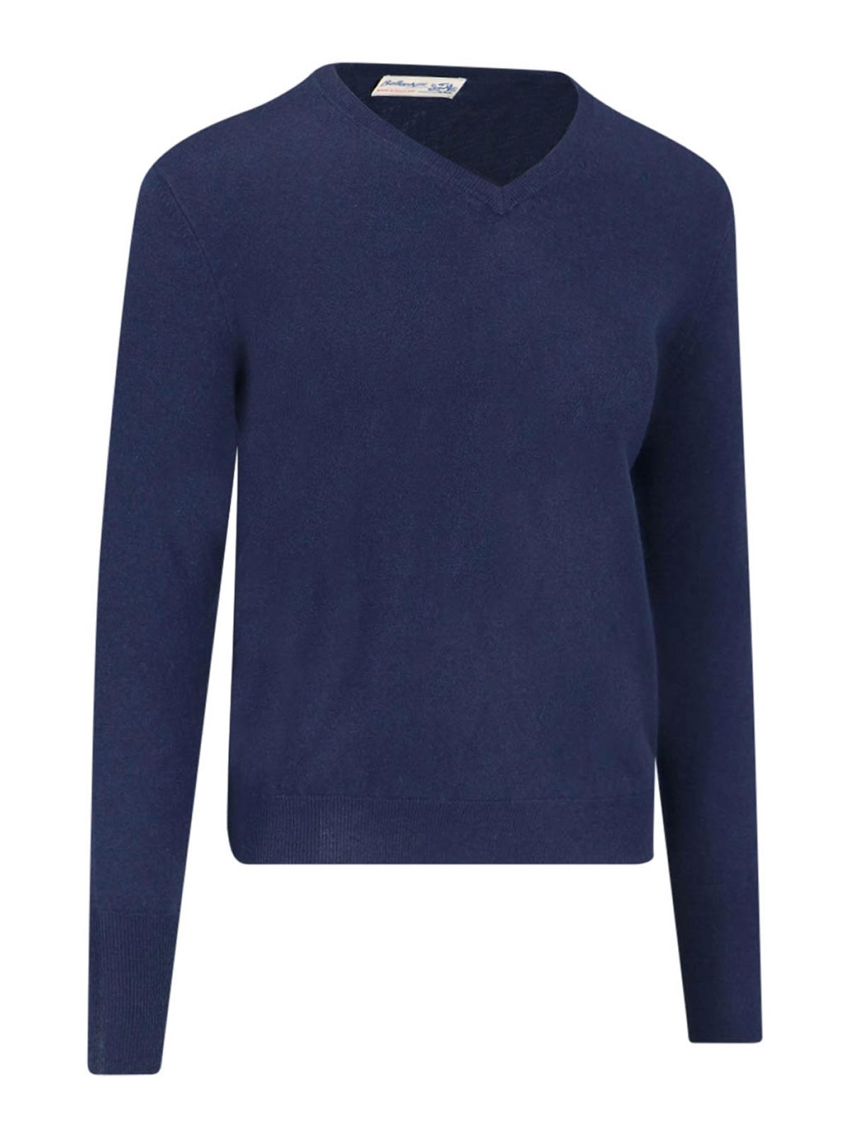 Shop Ballantyne V-neck Sweater In Blue