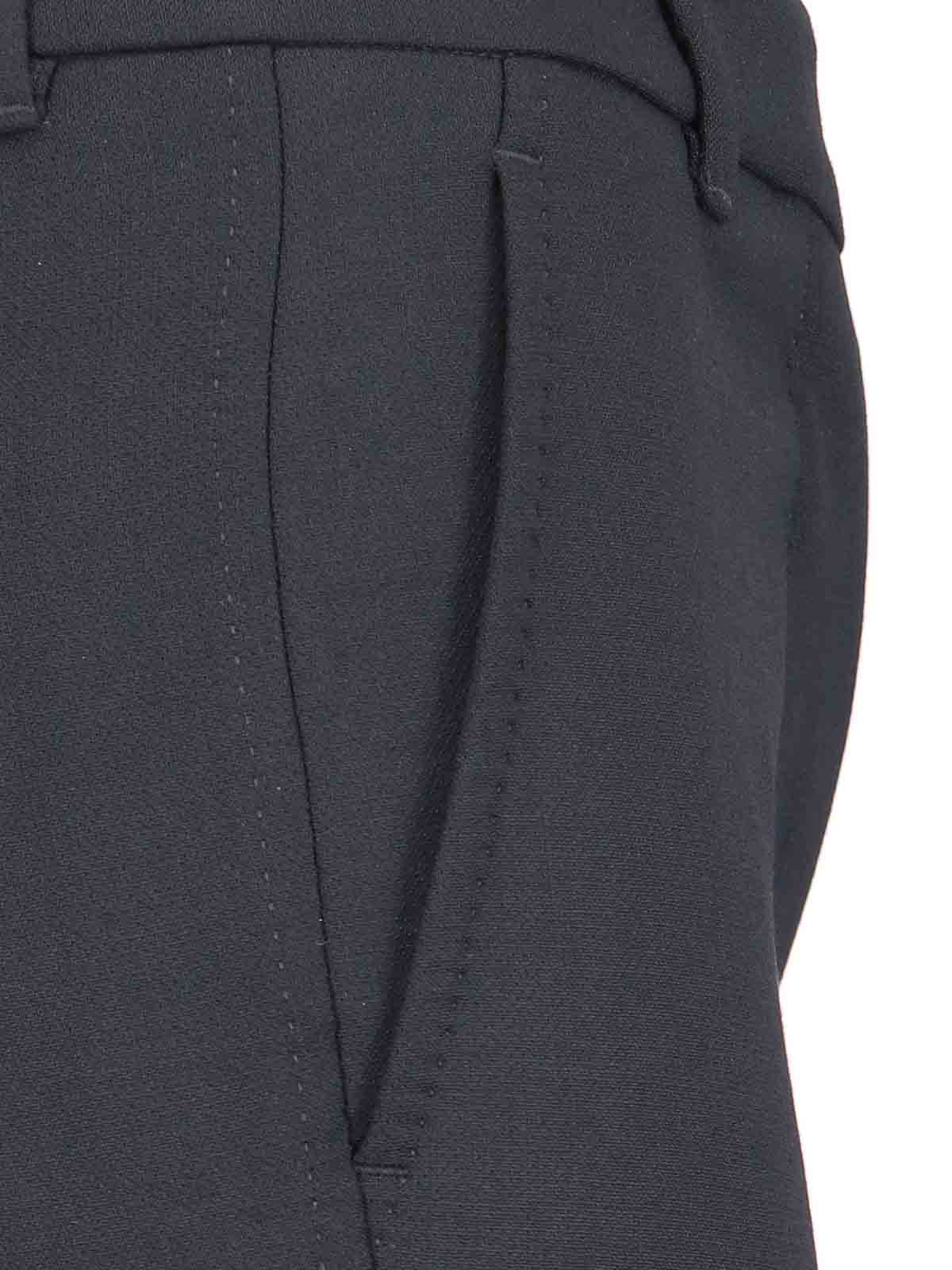 Shop Incotex Slim Trousers In Black