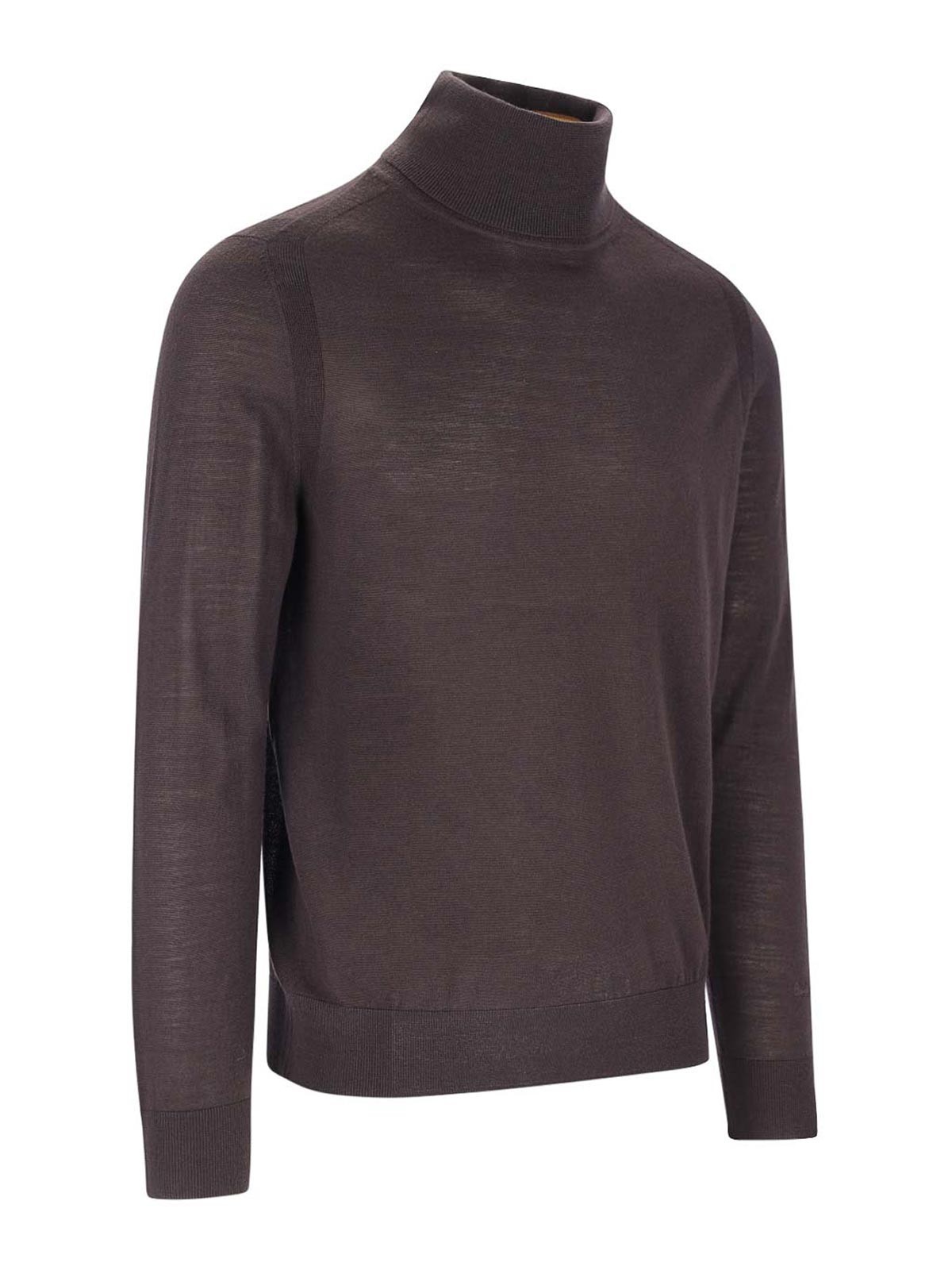 Shop Paul Smith Turtleneck Sweater In Brown