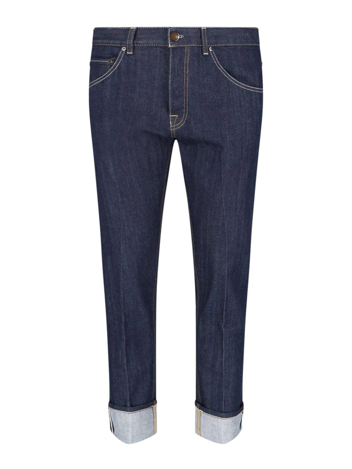 Pt Torino Jeans With Turn-up In Blue
