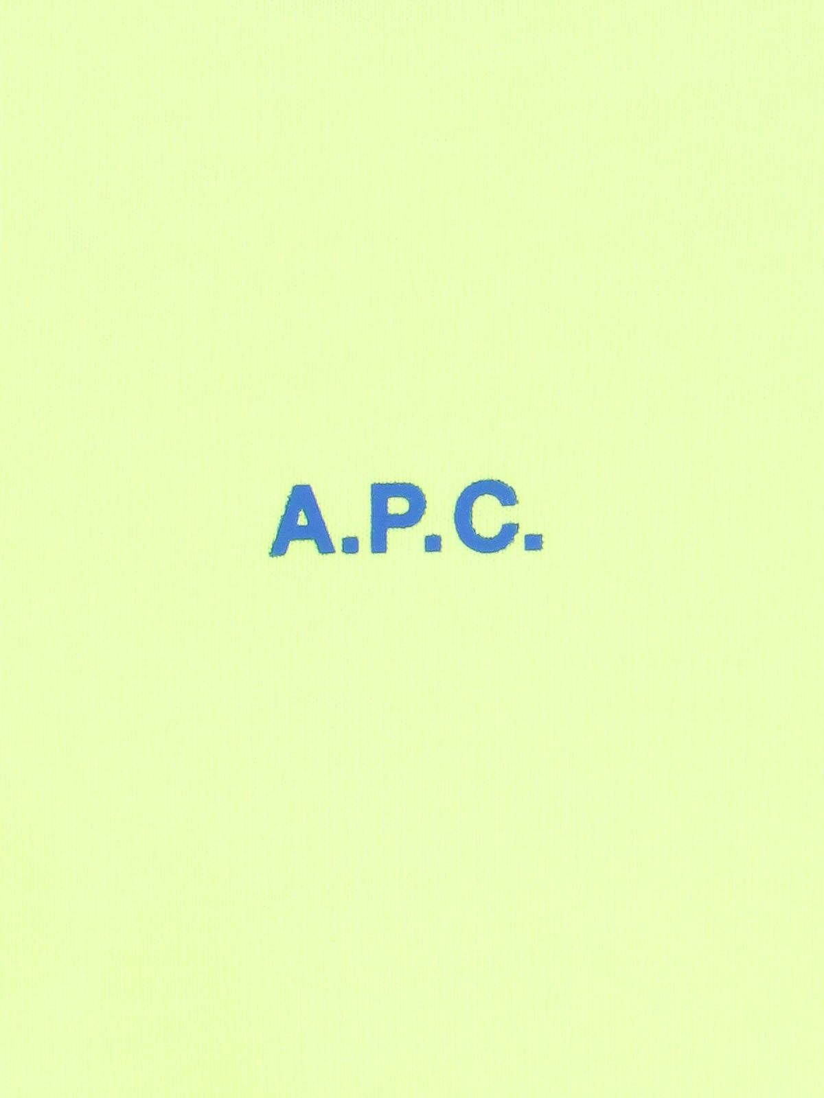 Shop Apc T-shirt Logo In Yellow