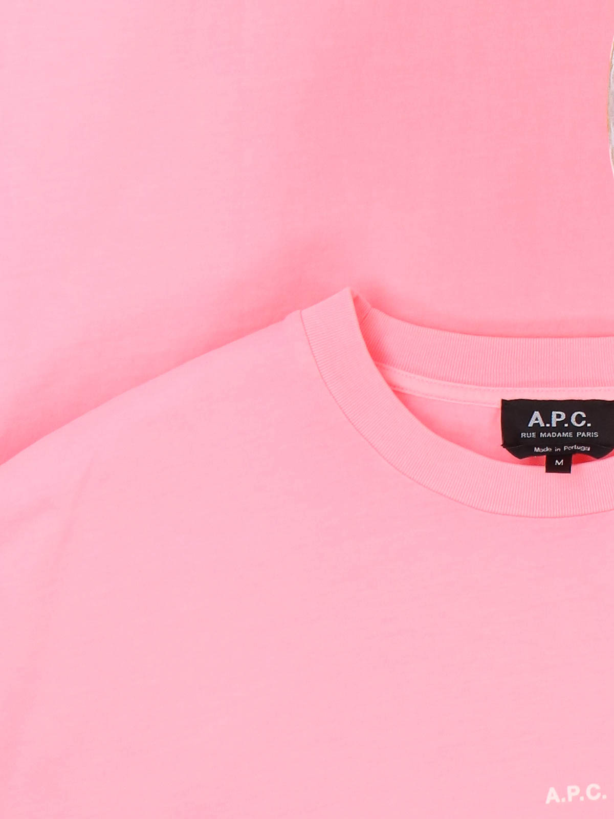 Shop Apc T-shirt Logo In Nude & Neutrals