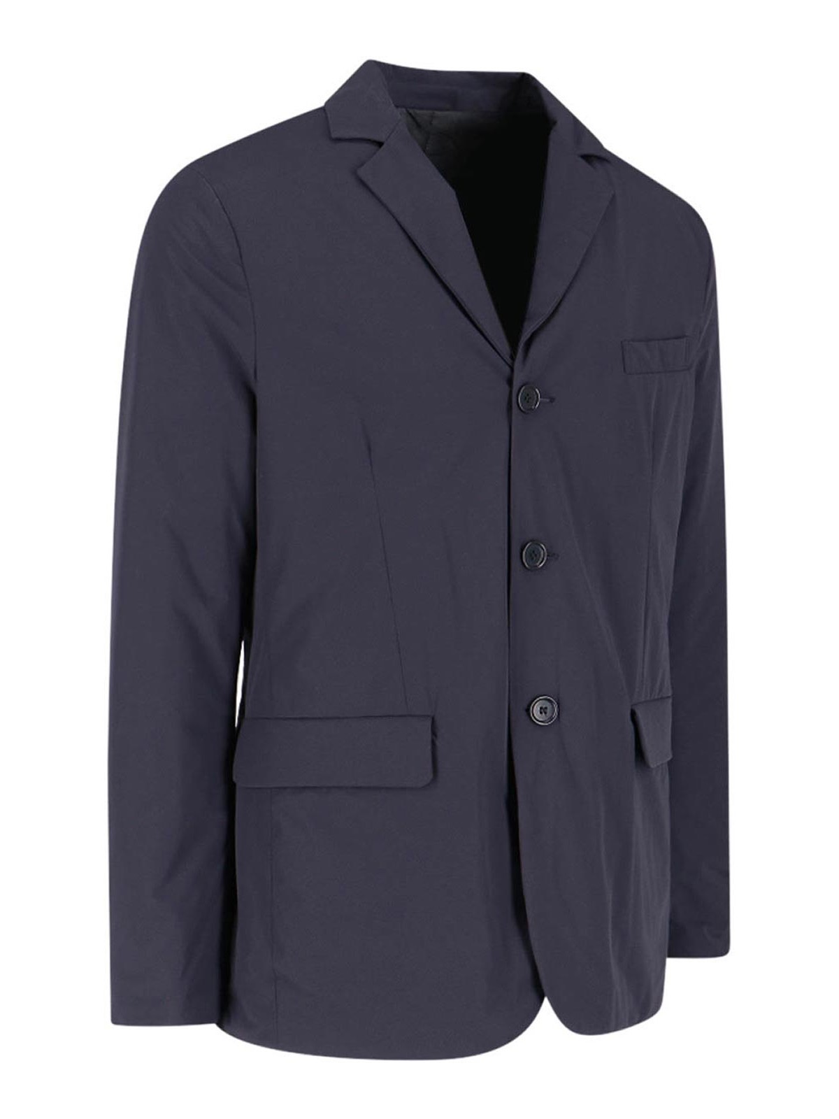 Shop Aspesi Blazer In Blue