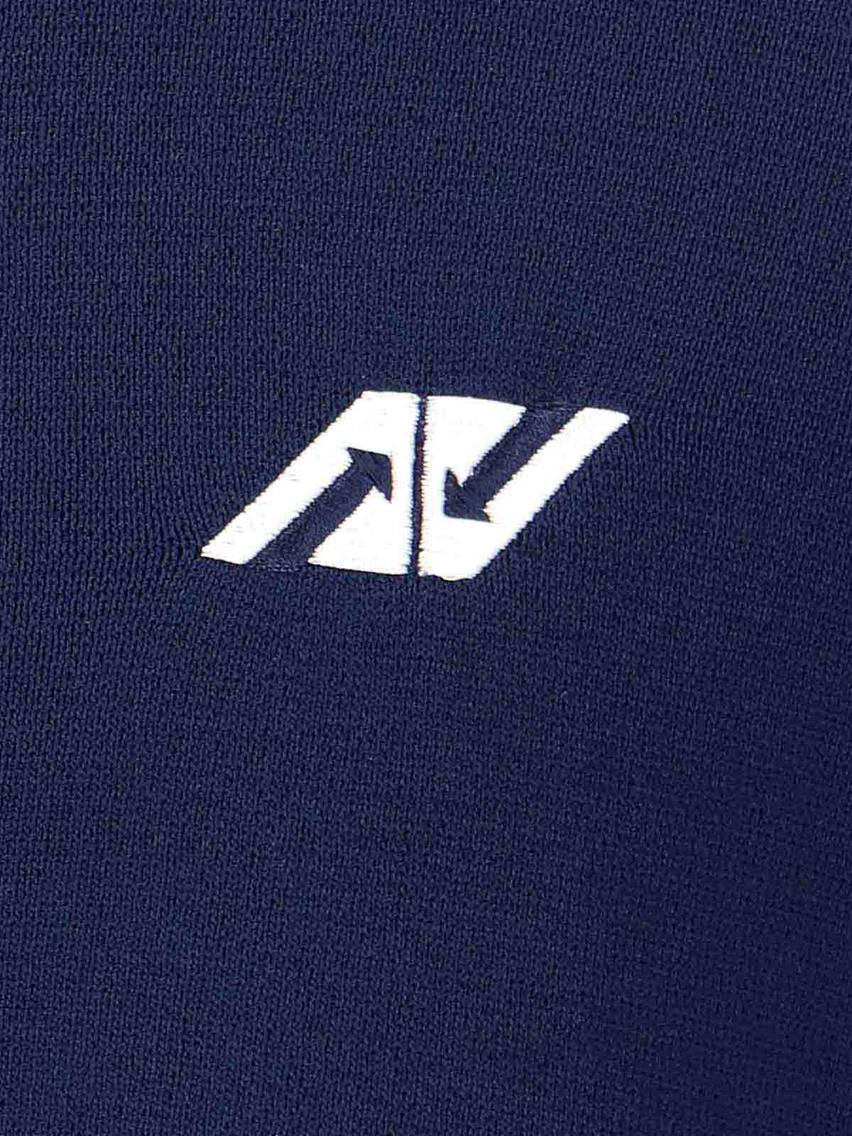 Shop Autry Logo Sports Sweatshirt In Blue
