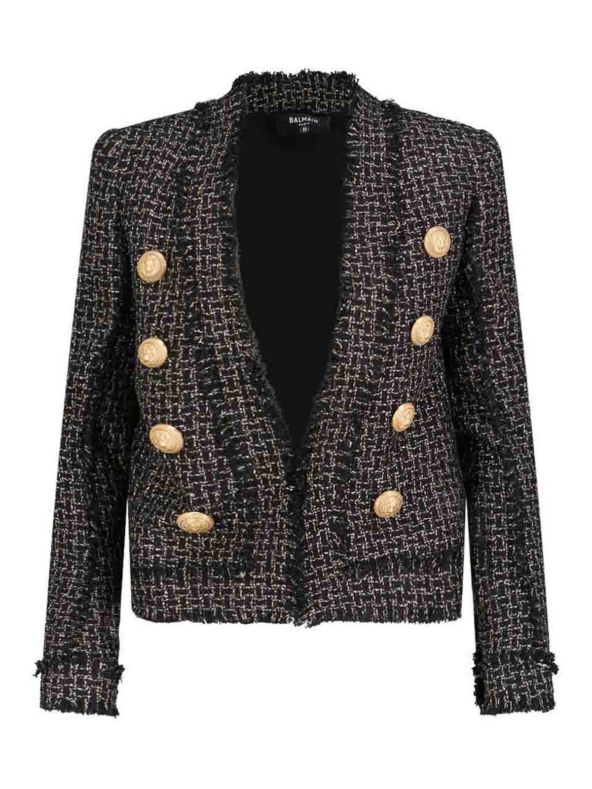 Balmain Pink Grain de Poudre Wool Blazer Size 36 FR