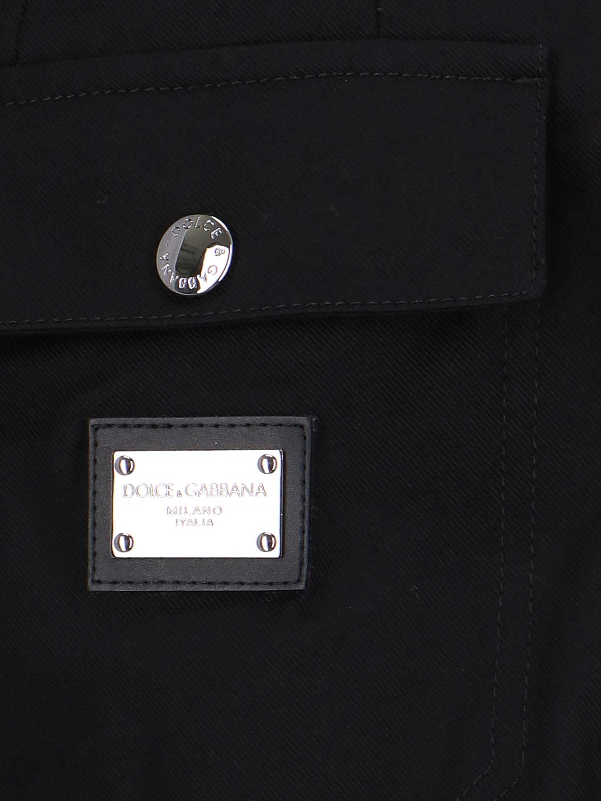 Shop Dolce & Gabbana Cargo Pants In Negro