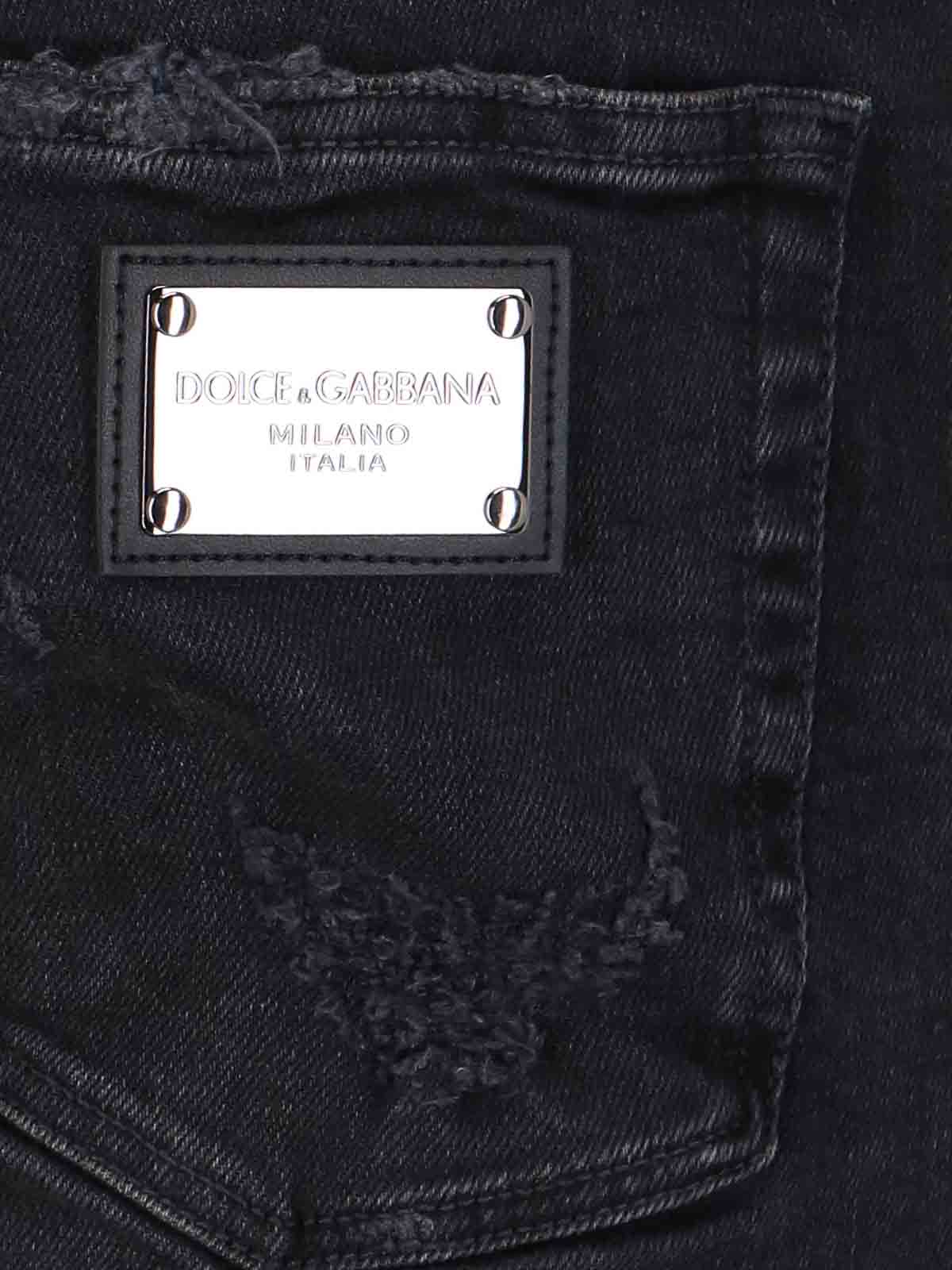 Jean Dolce & Gabbana Destroyed Taille 44 Femme - Occasion Très Bon état - 100% Coton