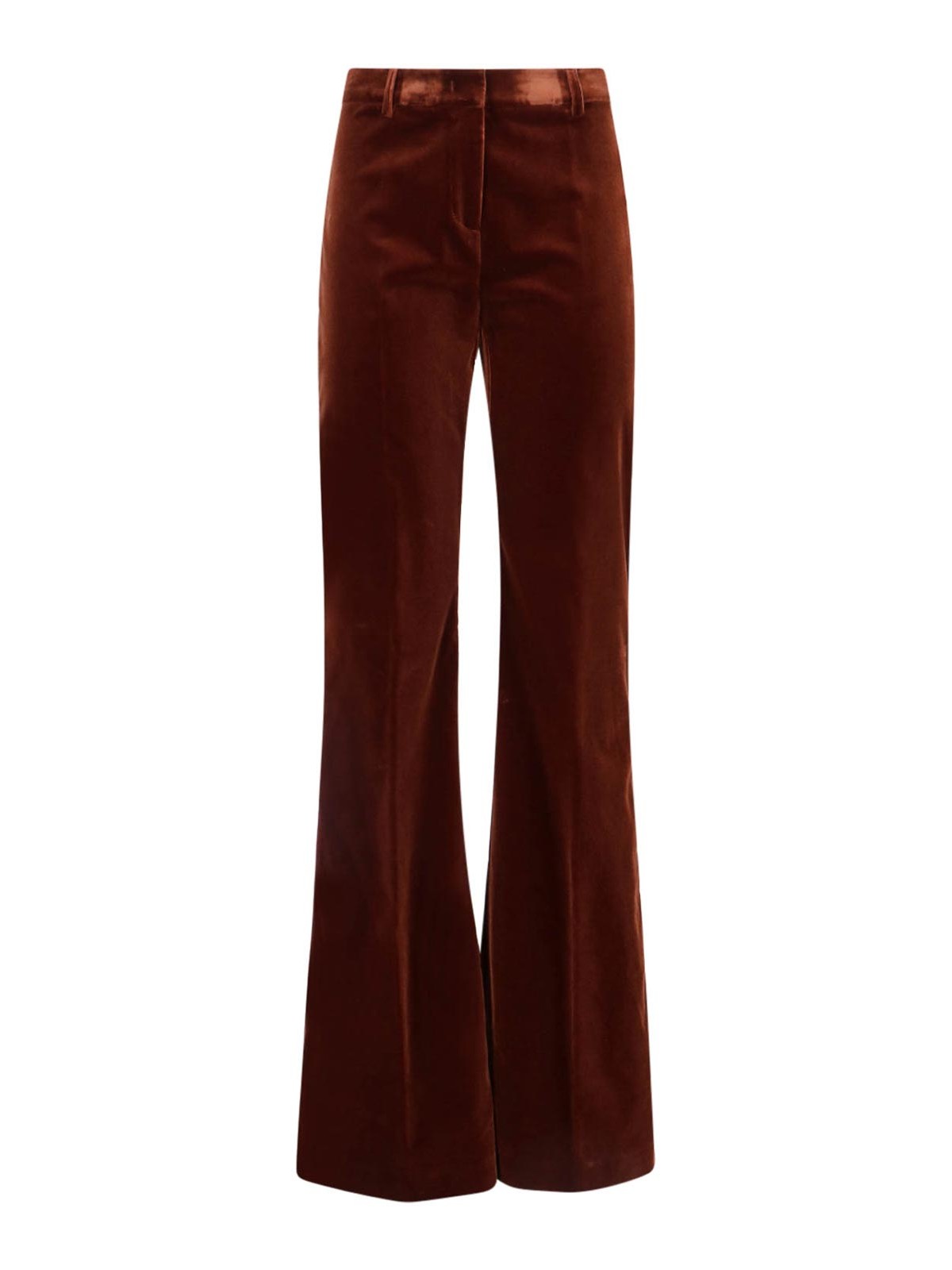 Shop Etro Bootcut Trousers In Brown