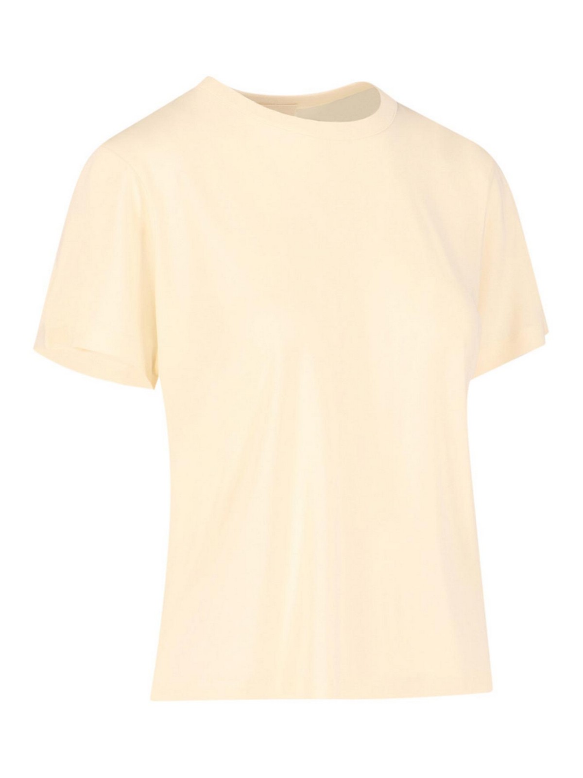 Shop Khaite T-shirt Basic In White