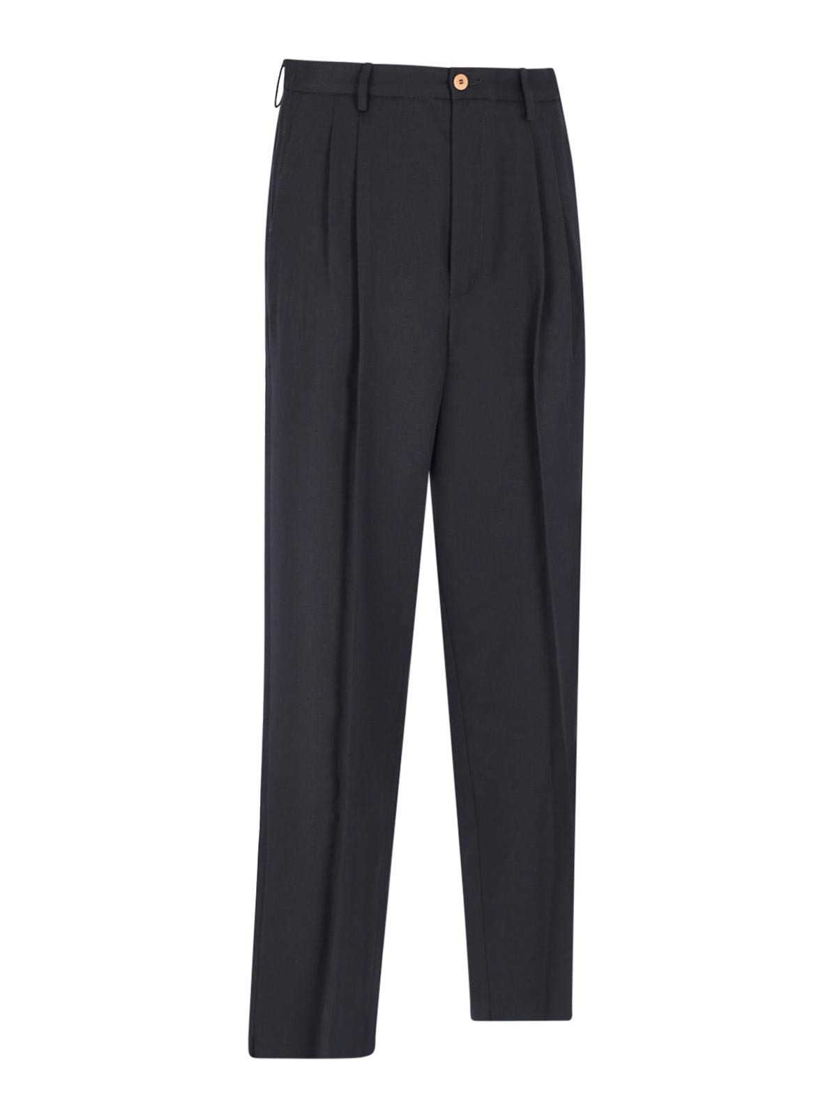 Shop Magliano Pinces Trousers In Azul