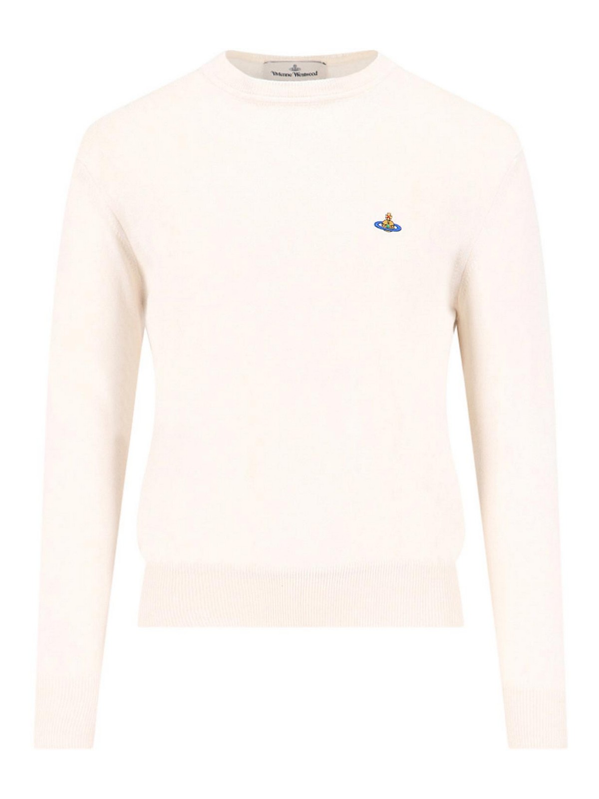 Vivienne Westwood Logo Sweater In White