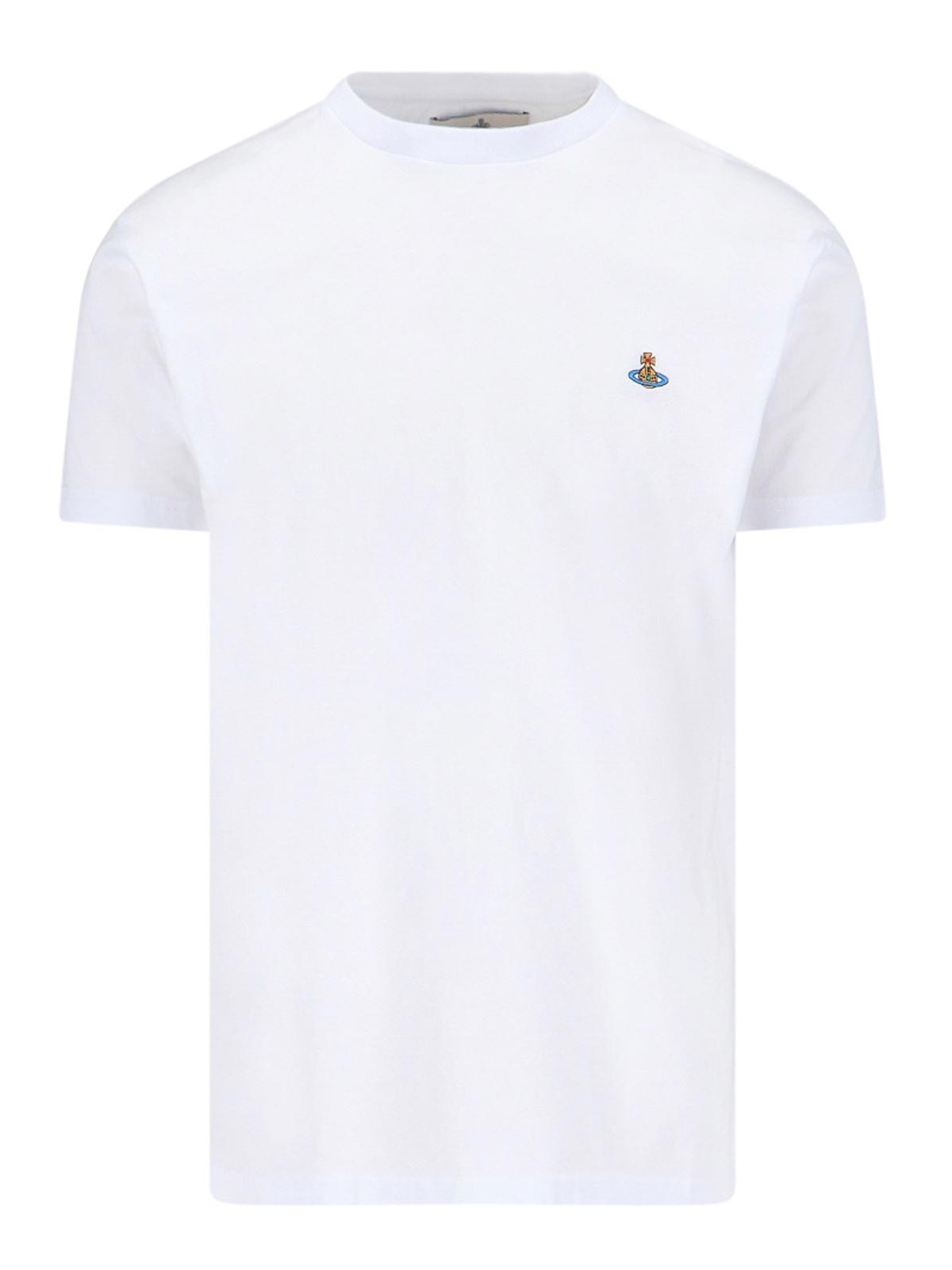 Shop Vivienne Westwood T-shirt Logo In White