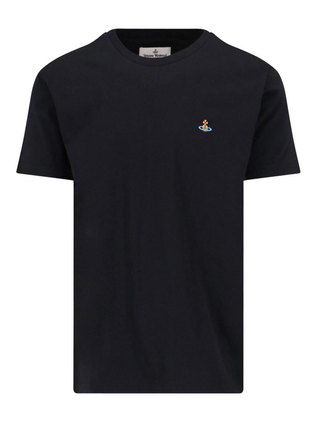 Vivienne Westwood T-shirt Logo In Black