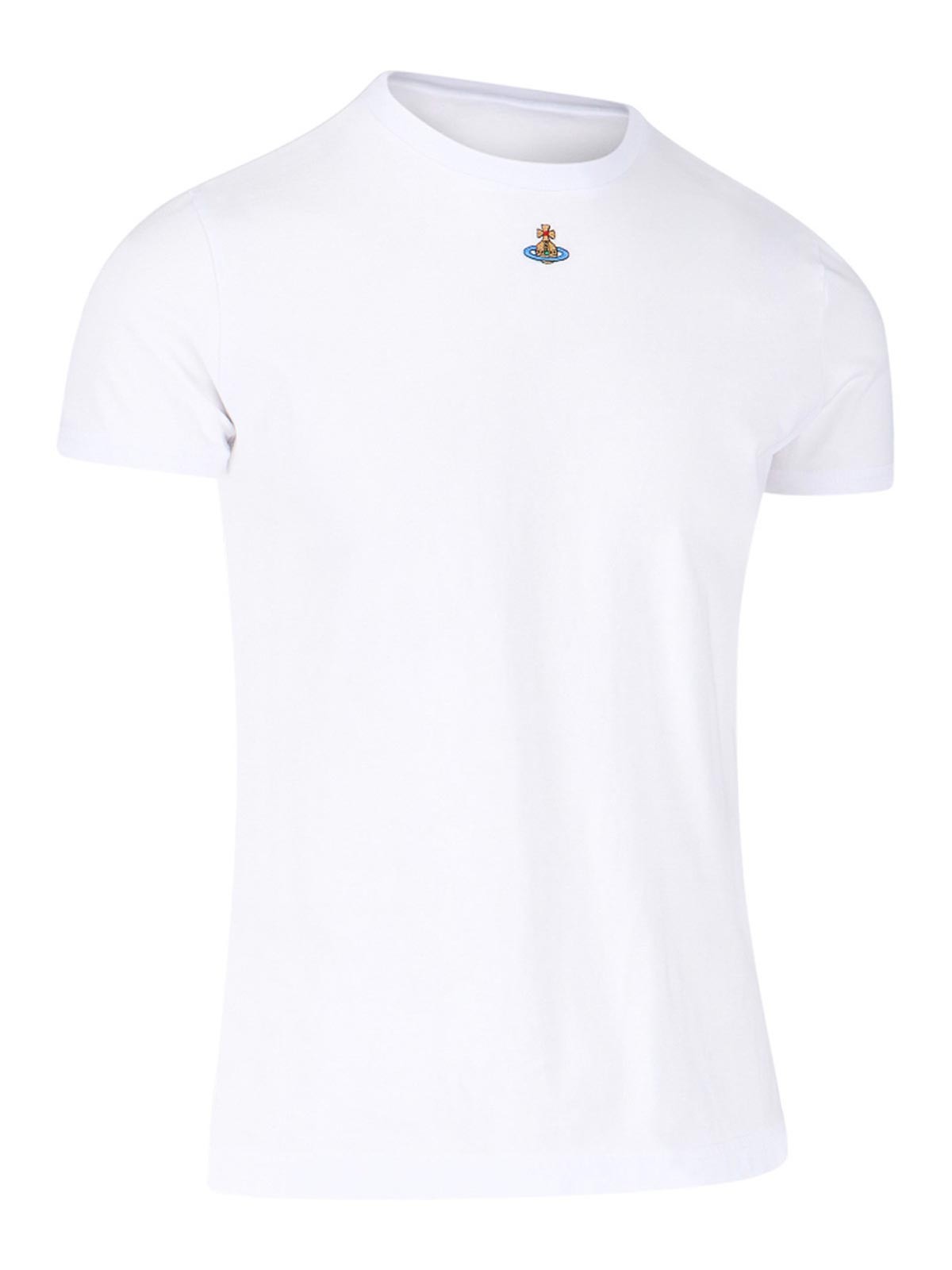 Shop Vivienne Westwood T-shirt Logo In White