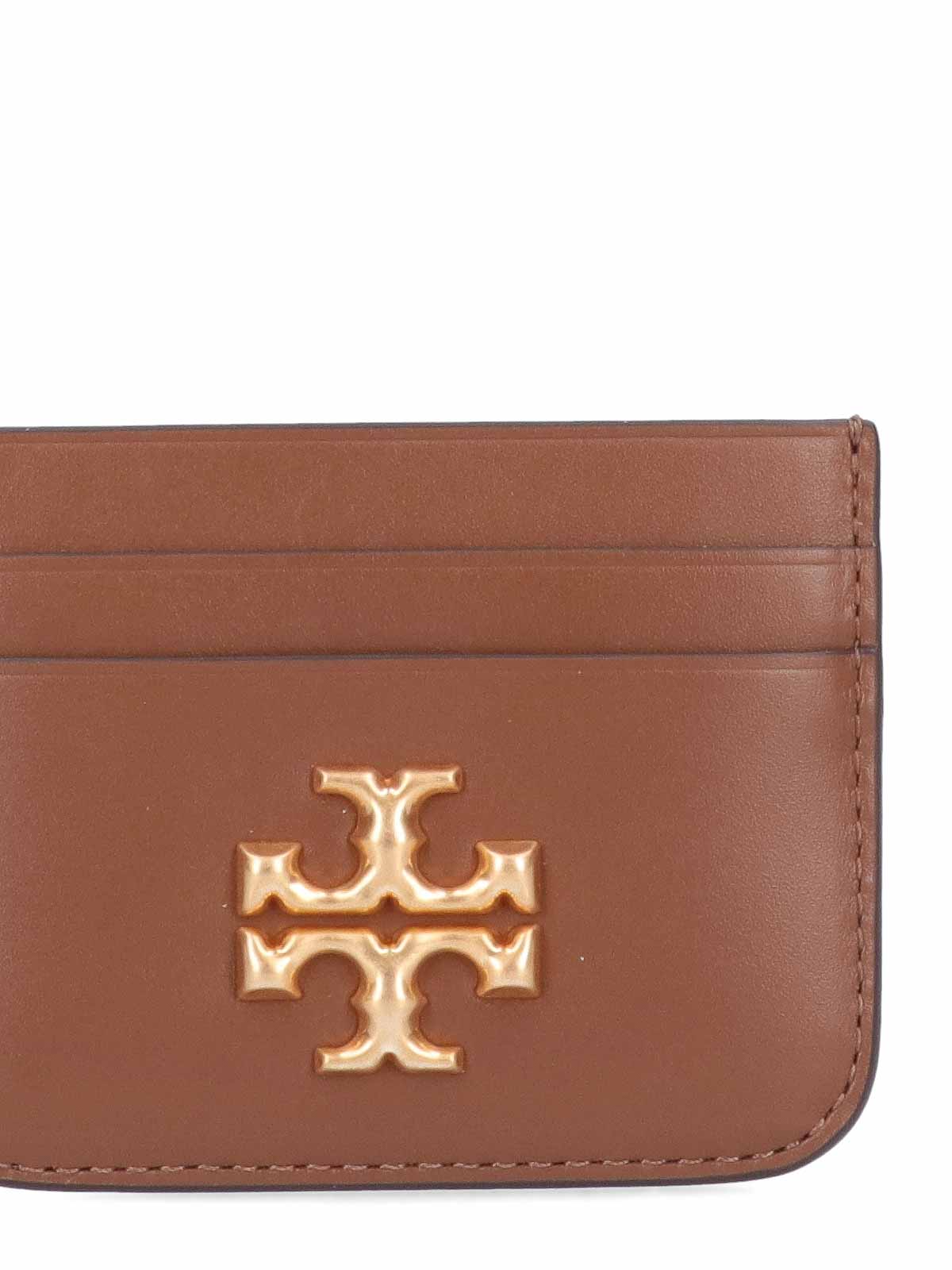 Shop Tory Burch Card Holder In Brown