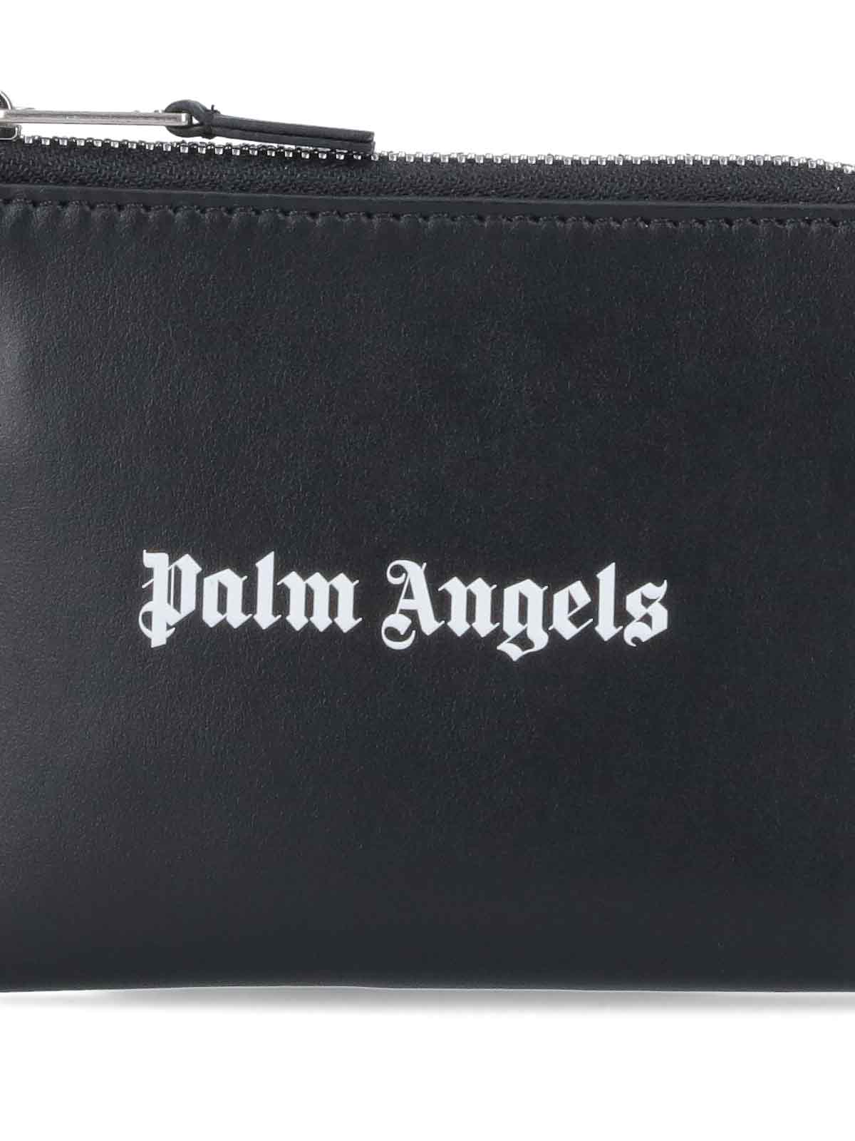 Shop Palm Angels Carteras Y Monederos - Negro In Black