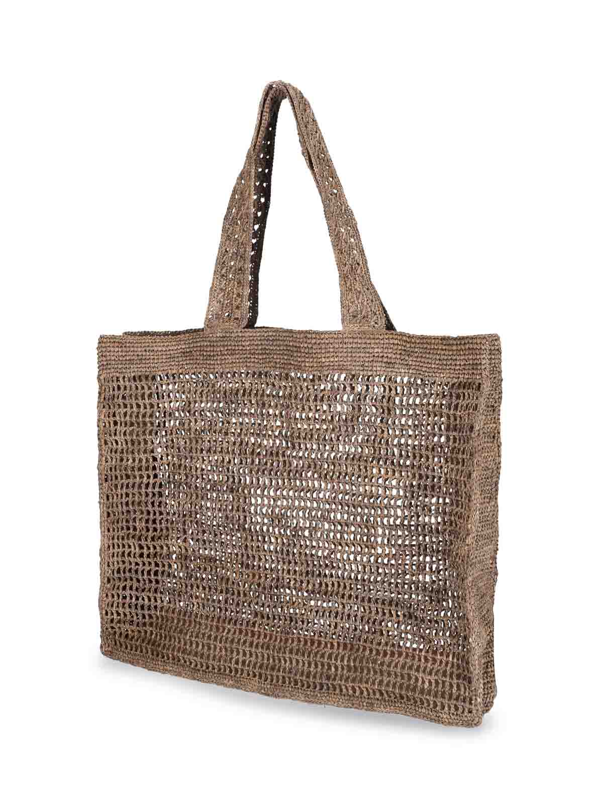 Shop Ibeliv Tote Bag In Brown