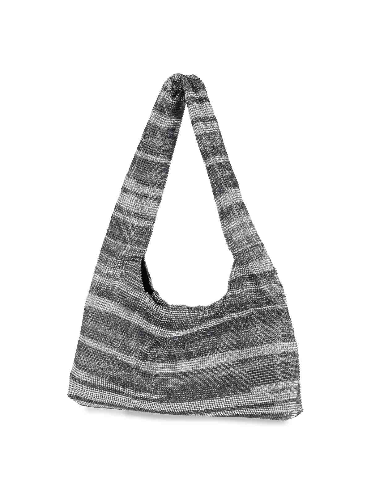 Shop Kara Shoulder Bag In Silver