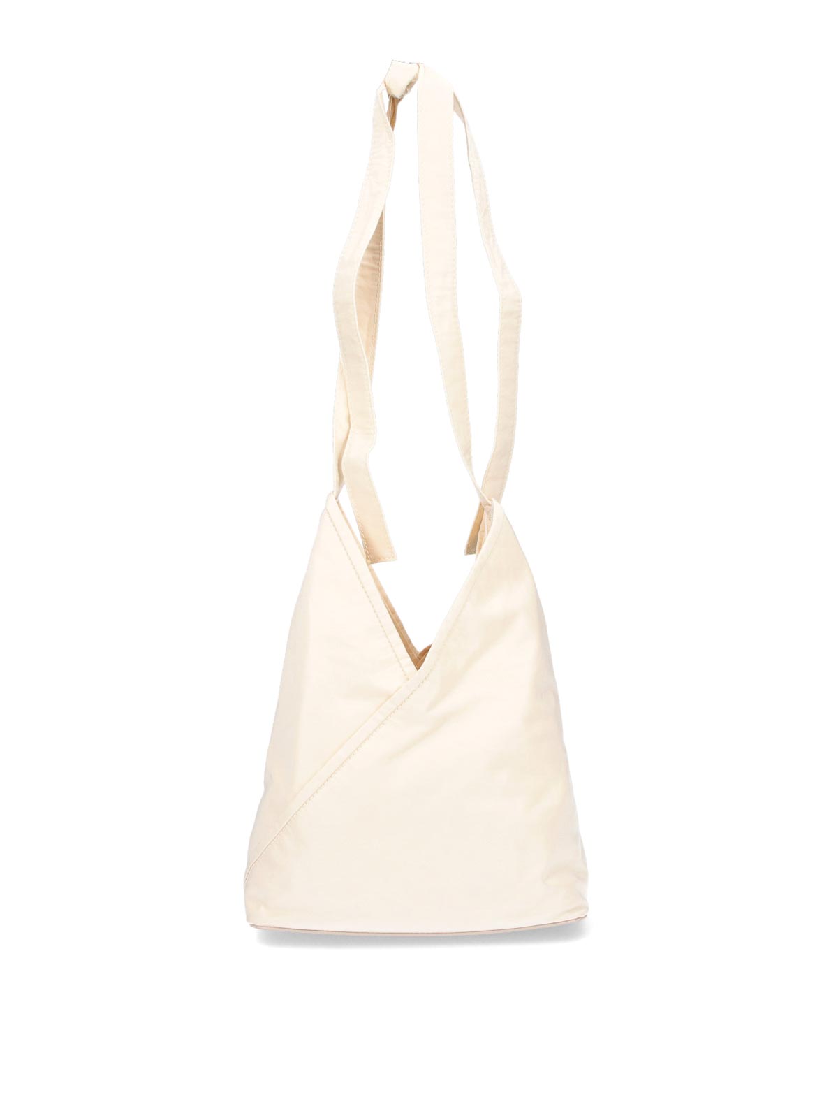 Shop Mm6 Maison Margiela Shoulder Bag In White