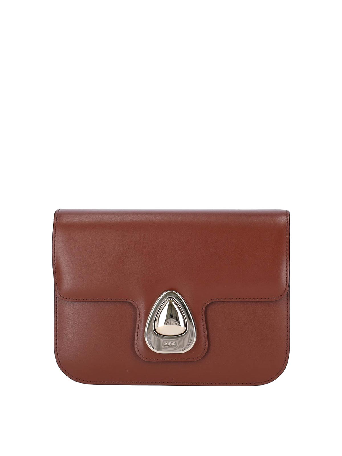 Shop Apc Small Shoulder Bag In Brown