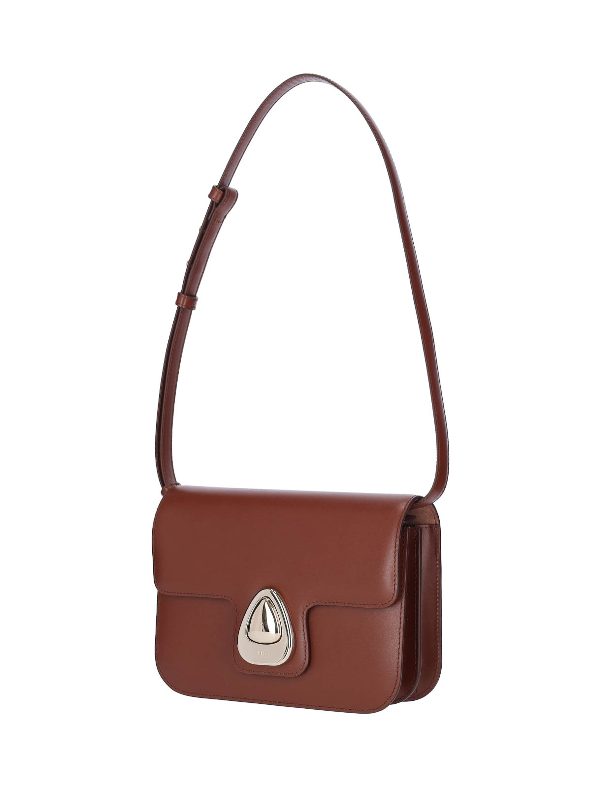 Shop Apc Small Shoulder Bag In Brown