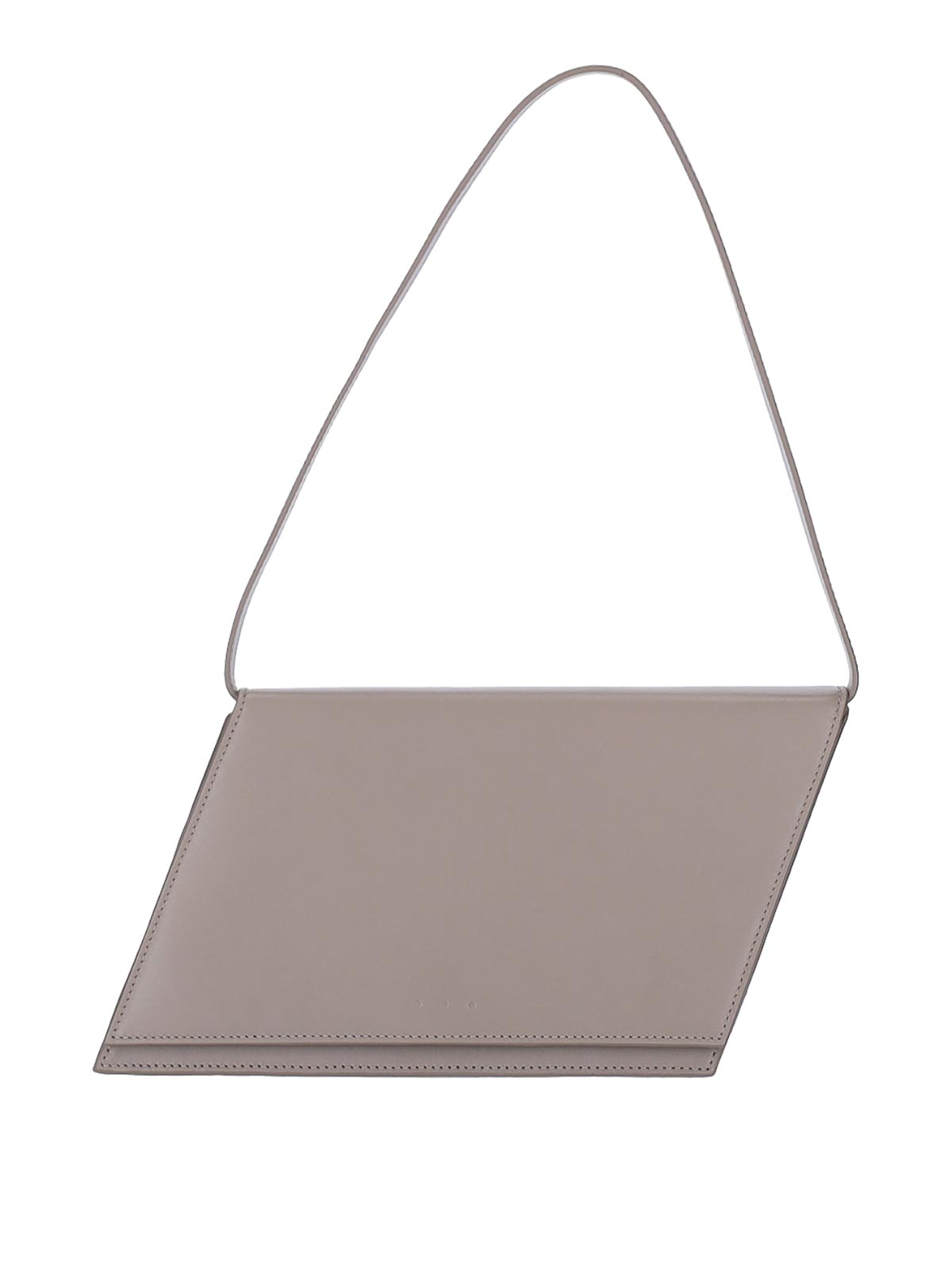 Shop Aesther Ekme Shoulder Bag In Grey