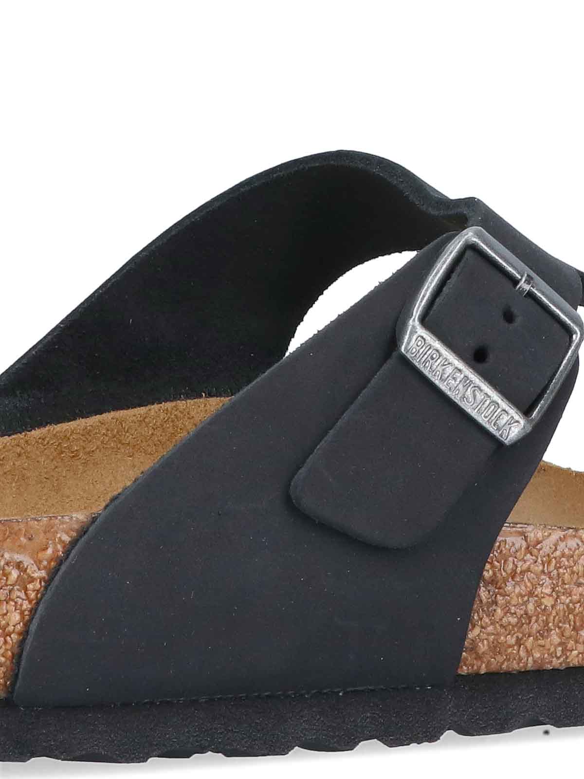 Shop Birkenstock Flip Flop Sandals In Black
