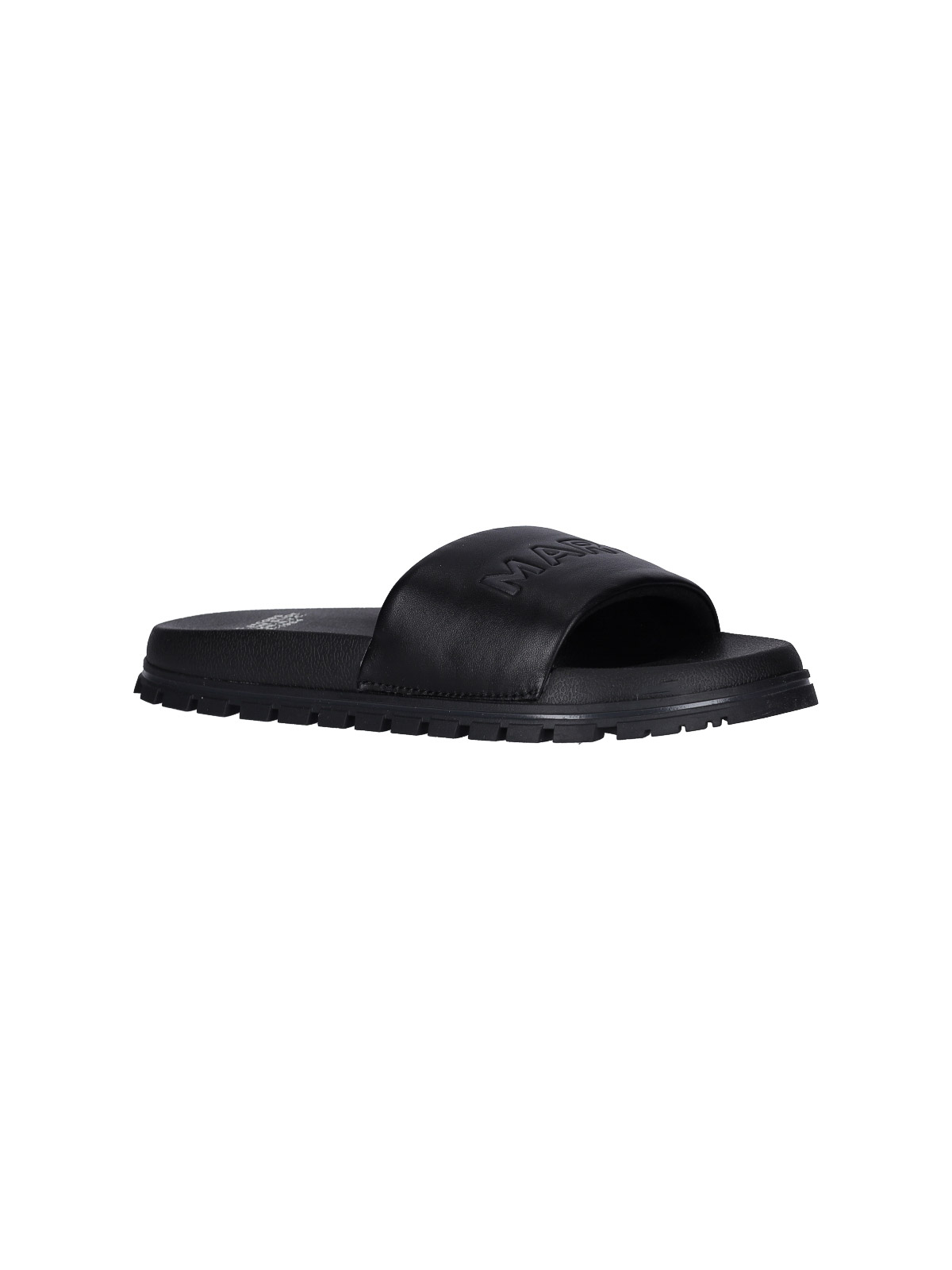 Shop Marc Jacobs Sliders Sandals In Black