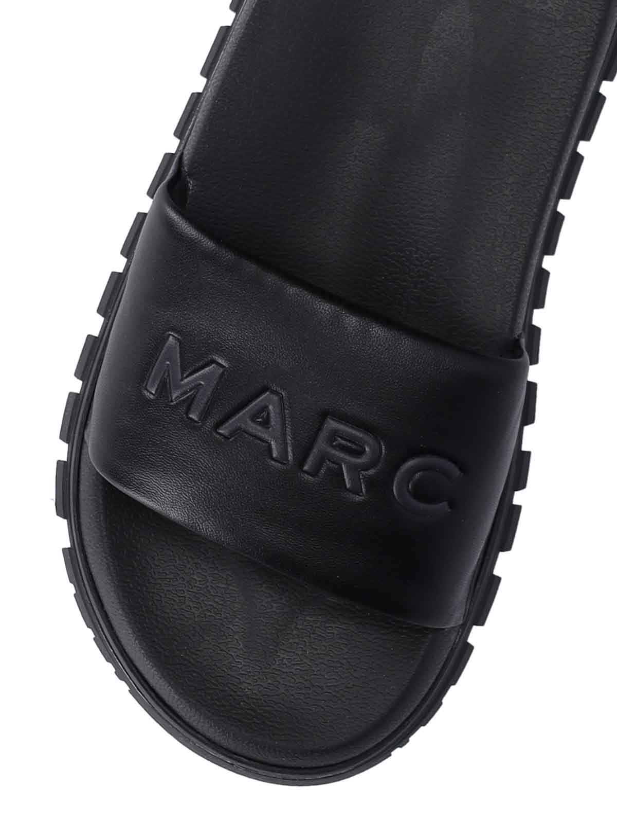 Shop Marc Jacobs Sandalias - The Leather In Black