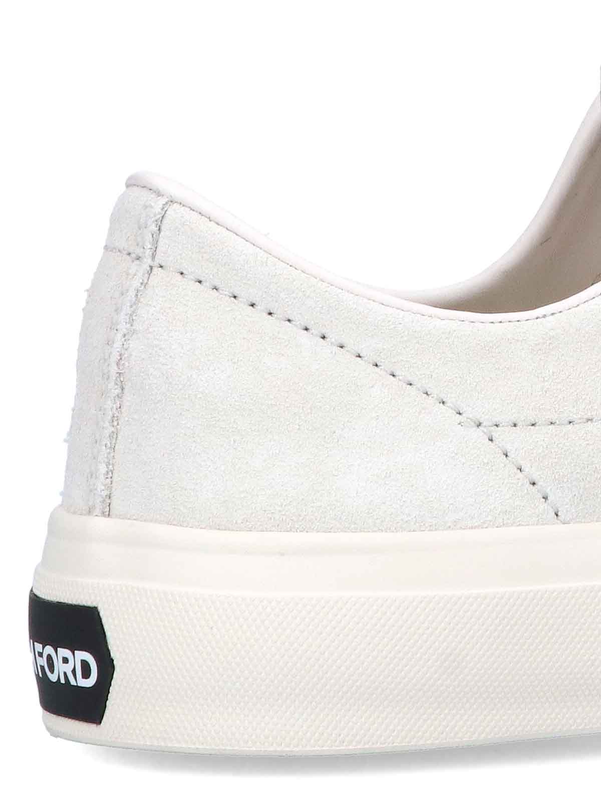 Shop Tom Ford Sneakers In White