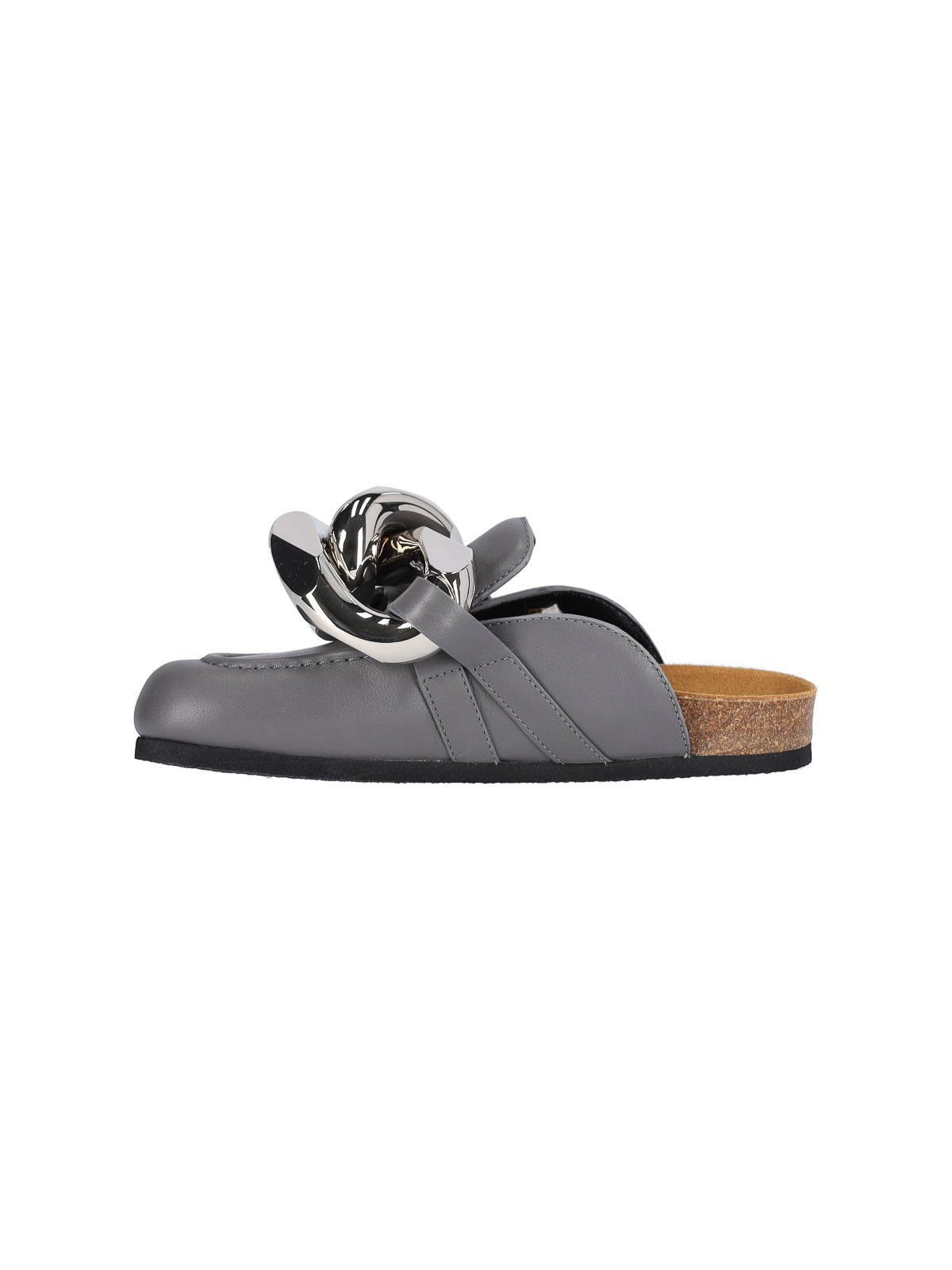 【関税込み】JW Anderson グレー ラミネート フェルト ミュール JW ANDERSON ジェイ ダブリュー アンダーソン ミュール (J W